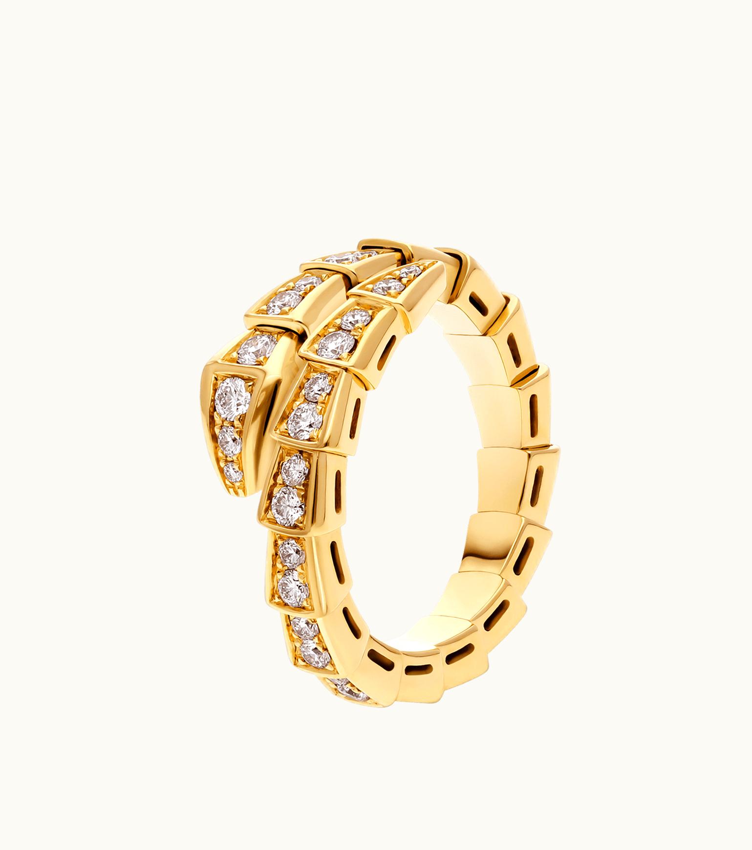 Bulgari Bulgari Serpenti Viper Ring Yellow Gold 357494