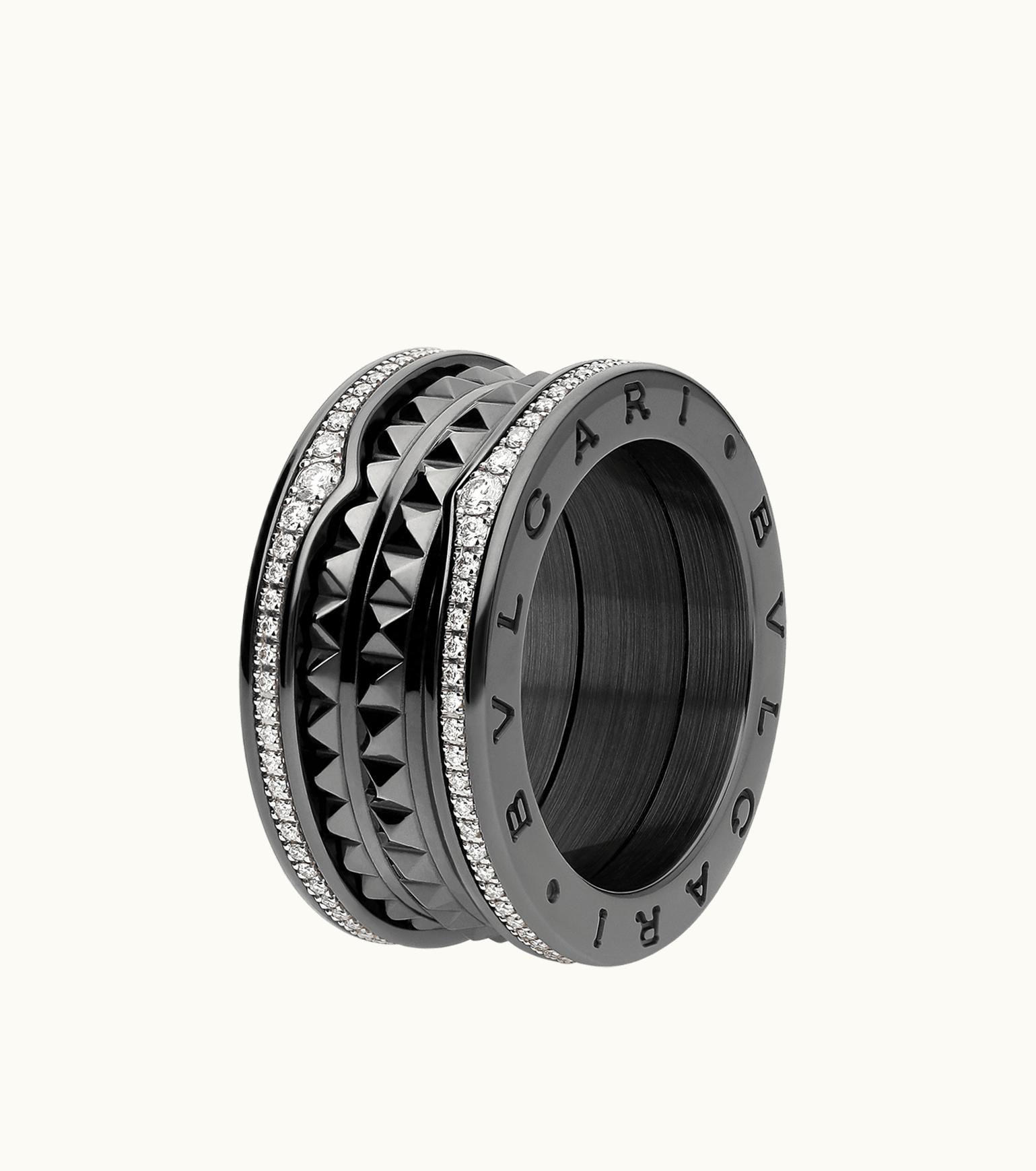 Bulgari Bulgari B.zero1 Ring White Gold, Ceramic