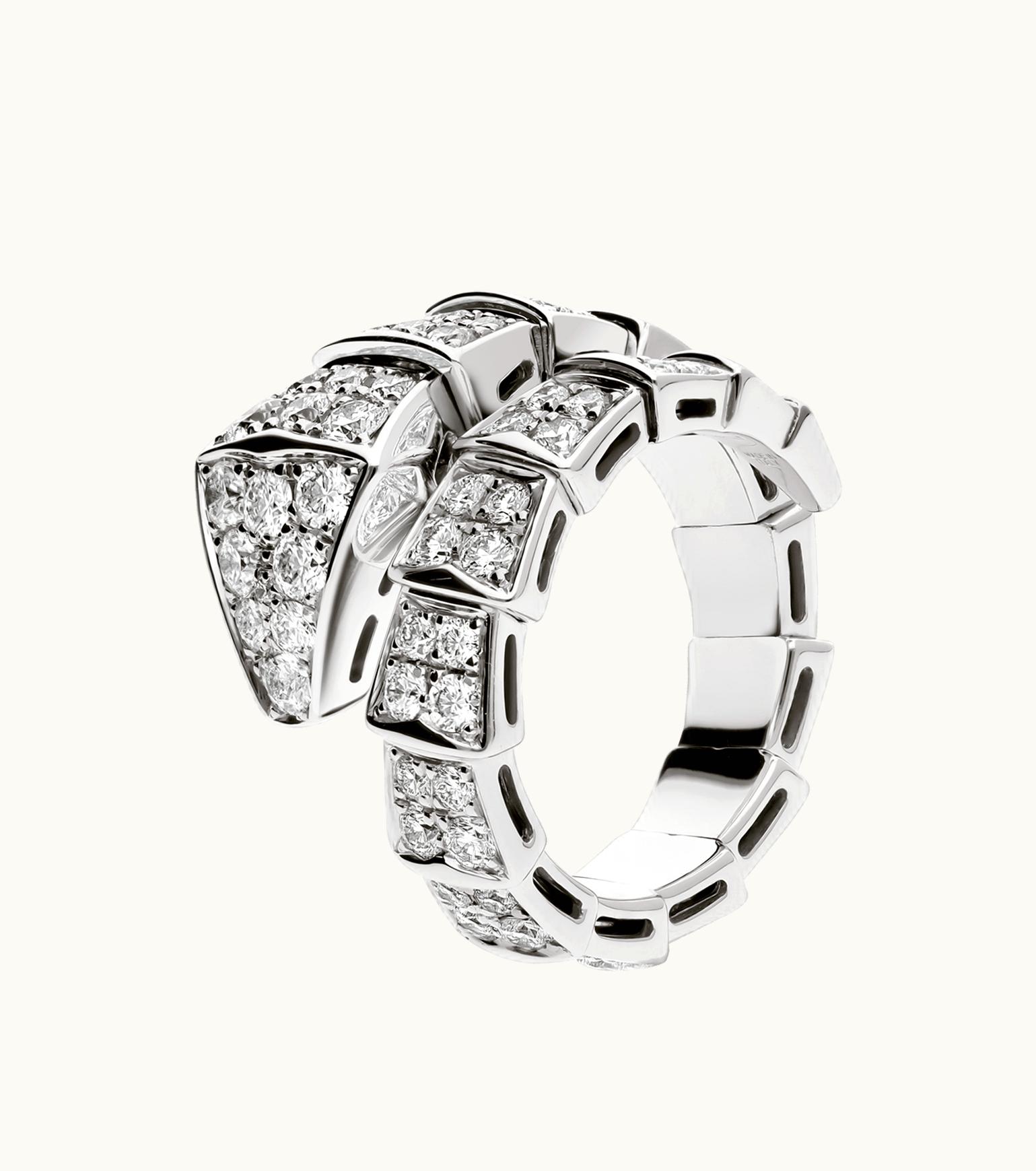 Bulgari Bulgari Serpenti Viper Ring White Gold 347721