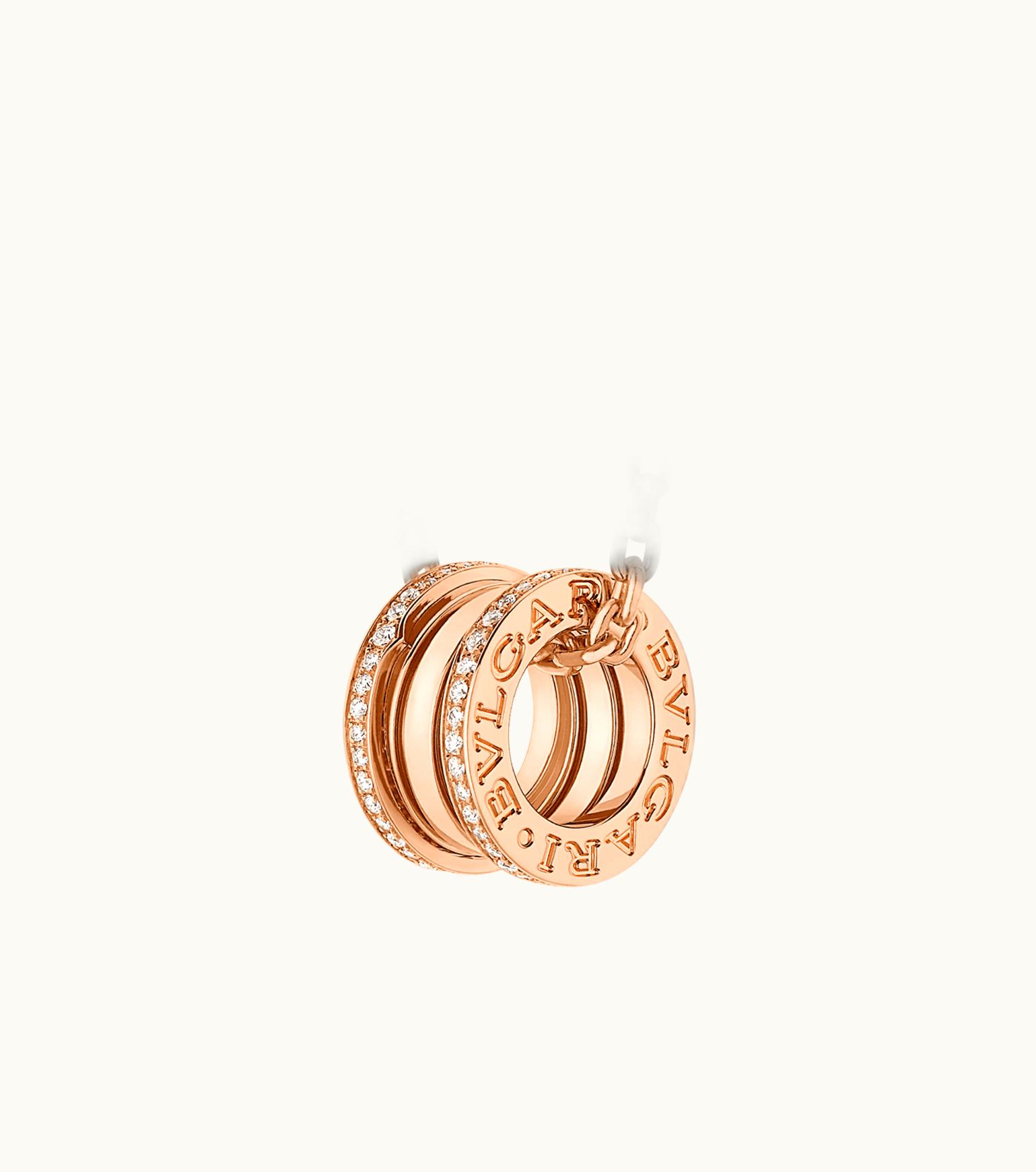 Bulgari Bulgari B.zero1 Necklace Rose Gold 358346