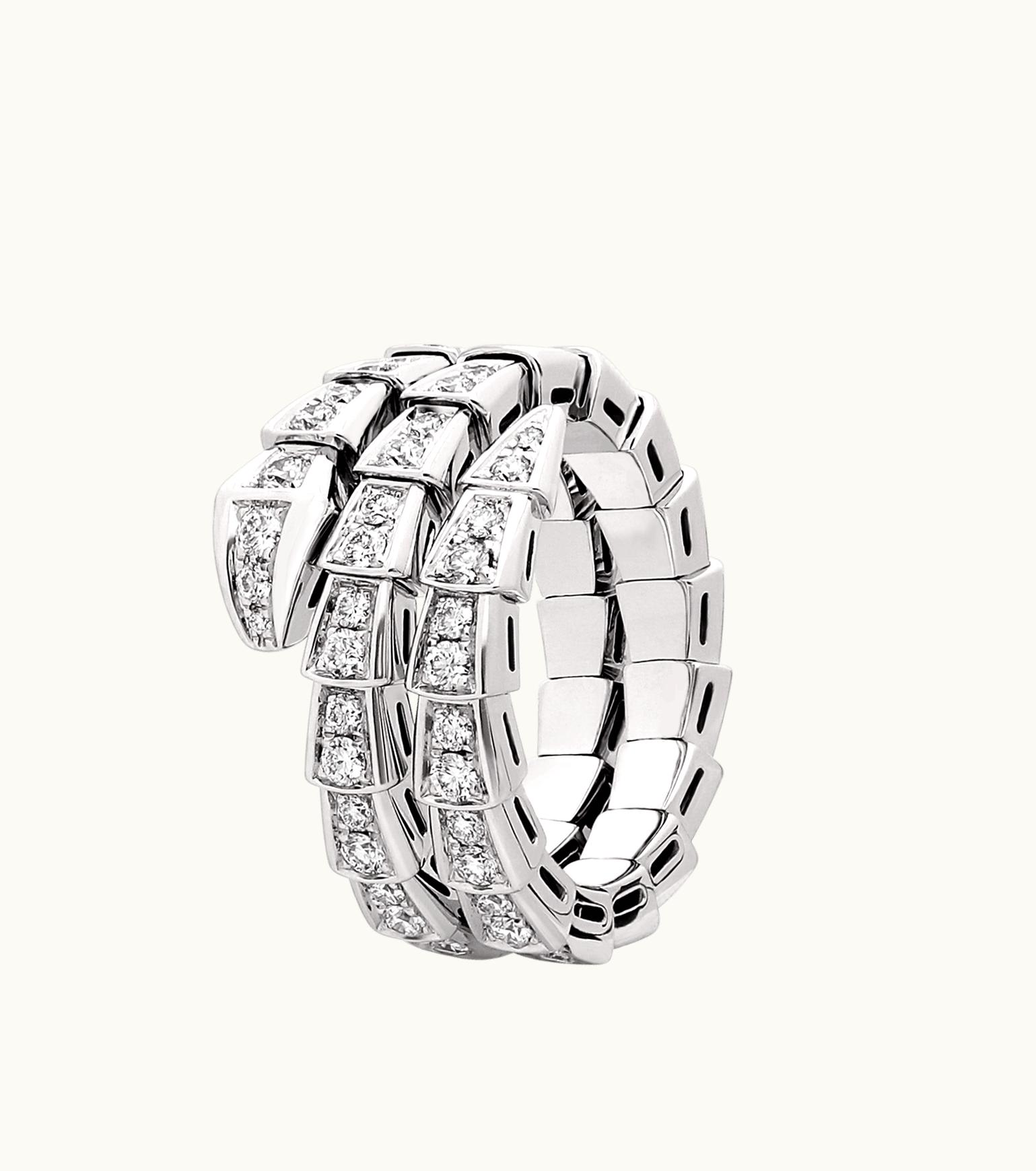 Bulgari Bulgari Serpenti Viper Ring White Gold 357266