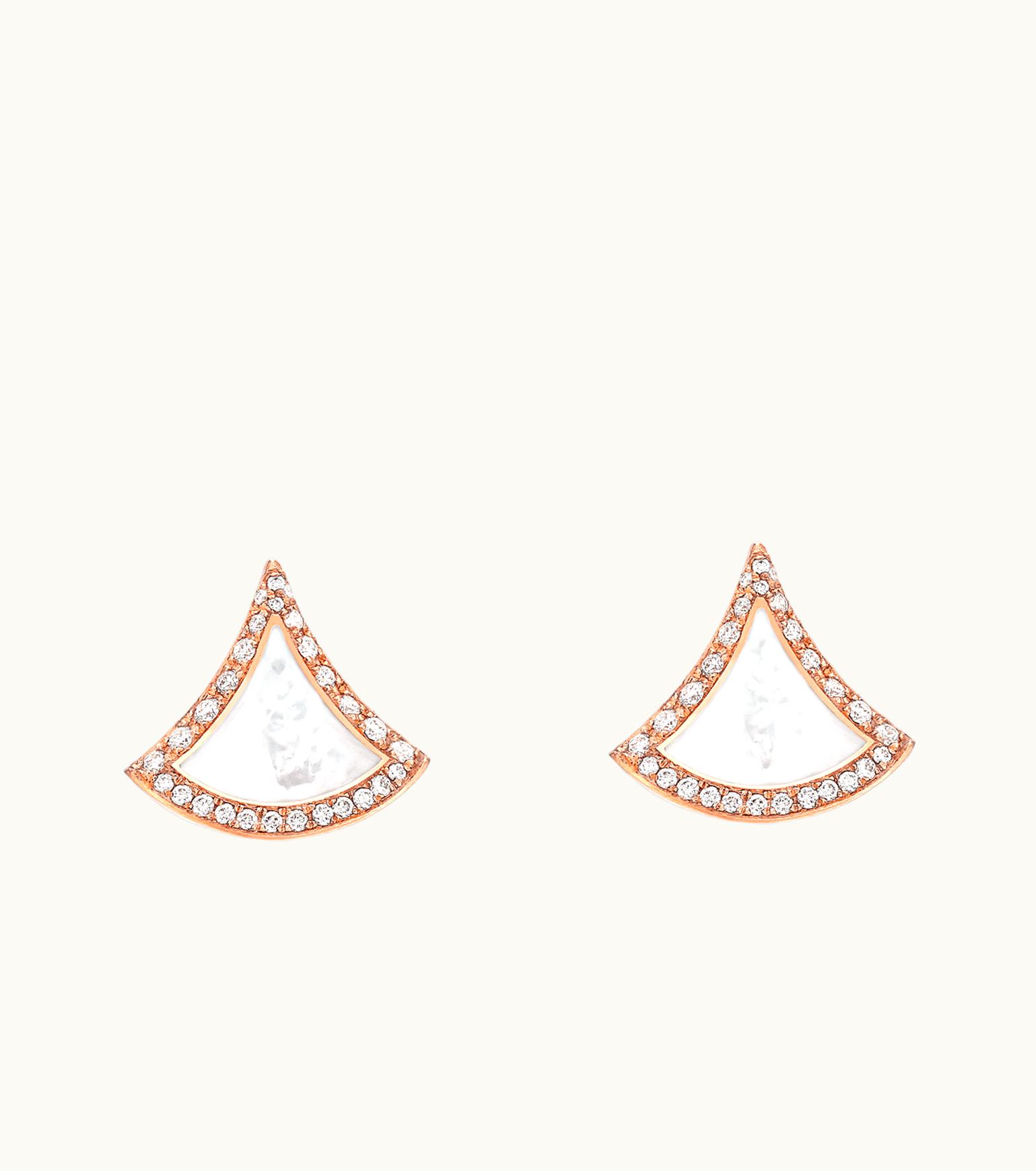 Bulgari Bulgari Divas’ Dream Earrings Rose Gold 358899