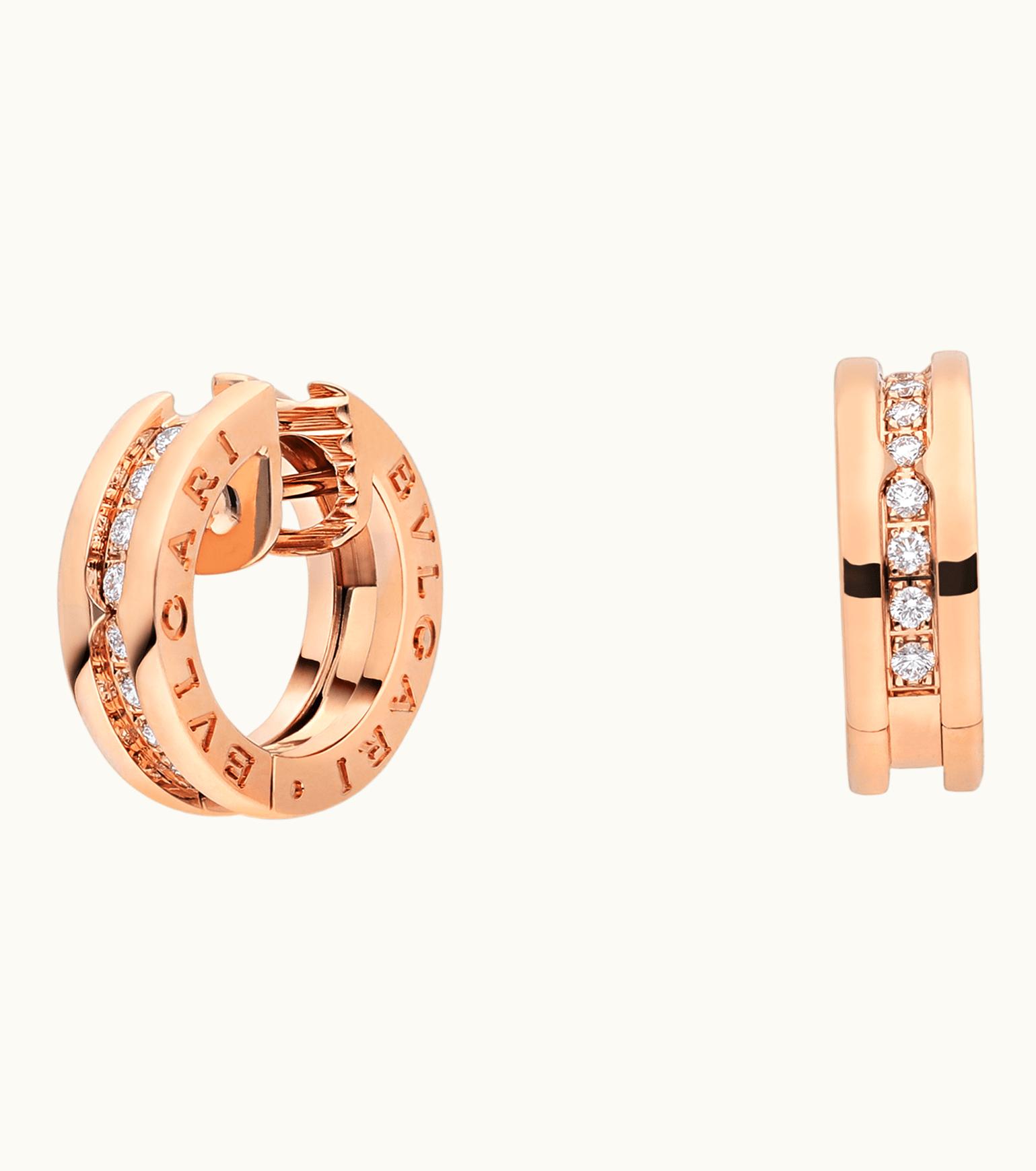 Bulgari Bulgari B.zero1 Earrings Rose Gold 348036