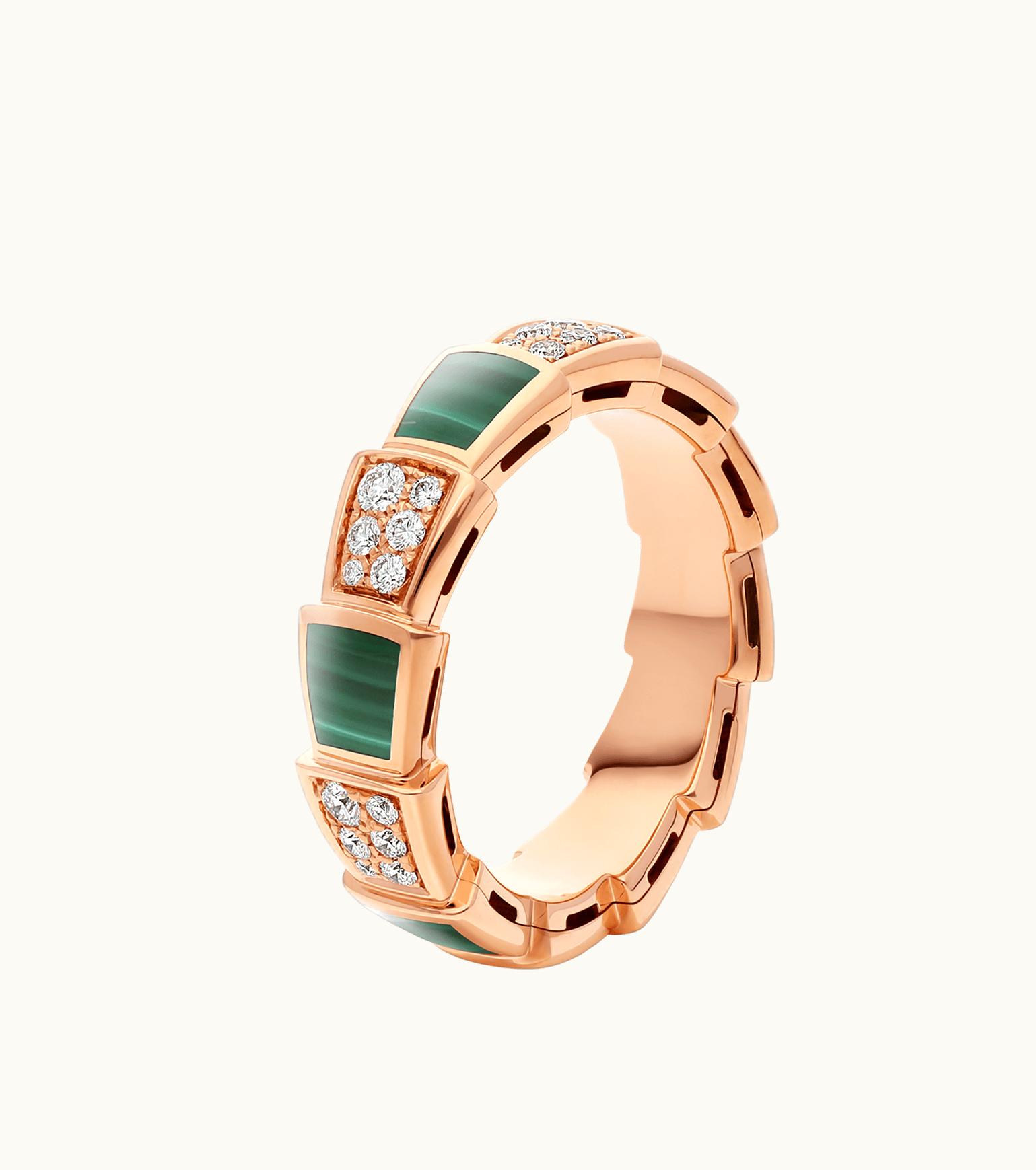 Bulgari Bulgari Serpenti Viper Ring Rose Gold 355019