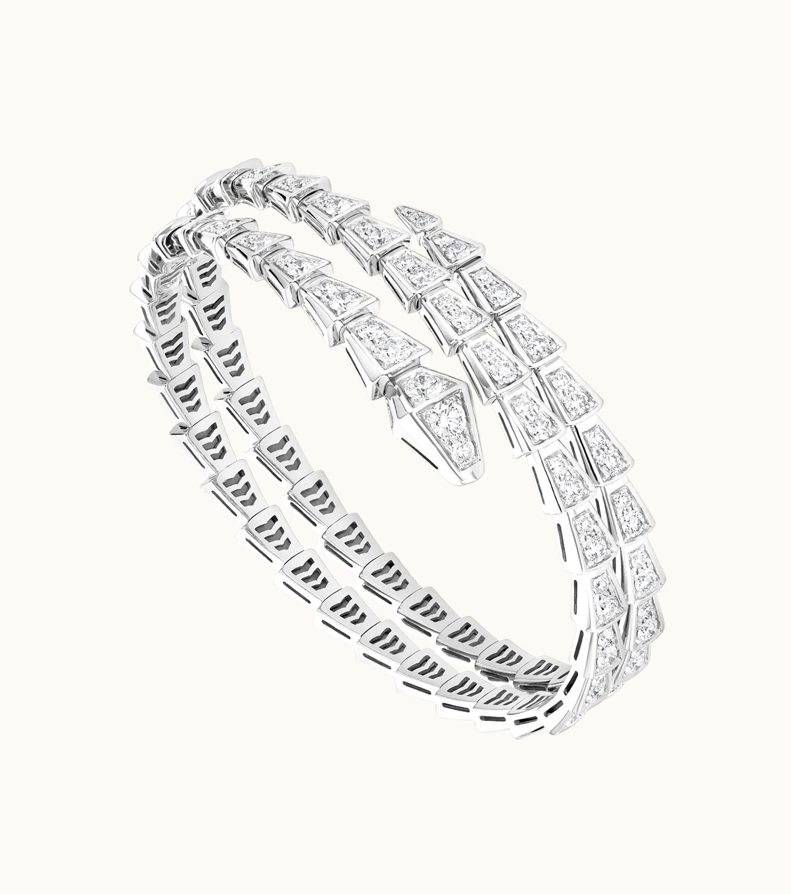 Bulgari Bulgari Serpenti Viper Bracelet White Gold 357273