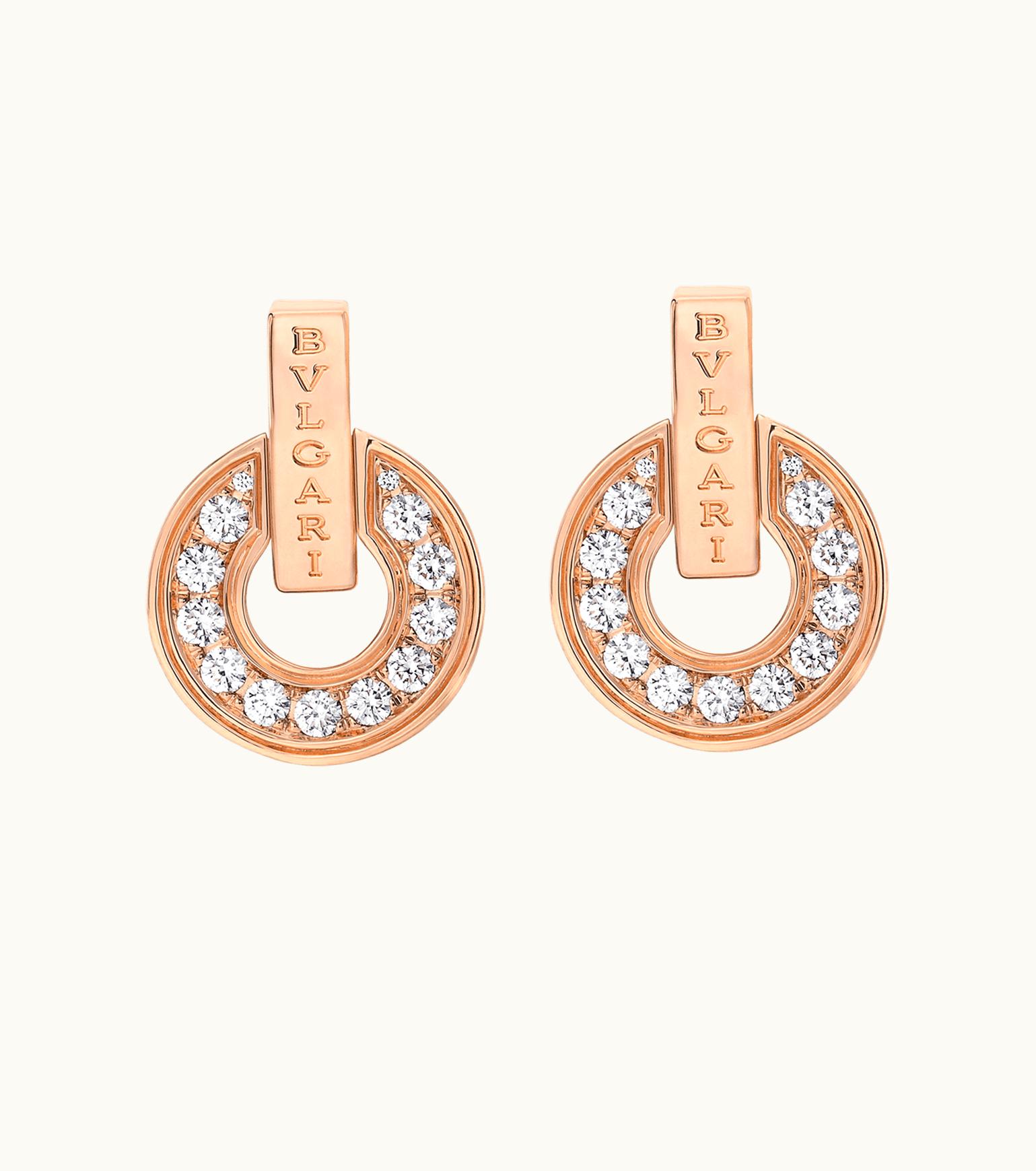 Bulgari Bulgari Bvlgari Earrings Rose Gold