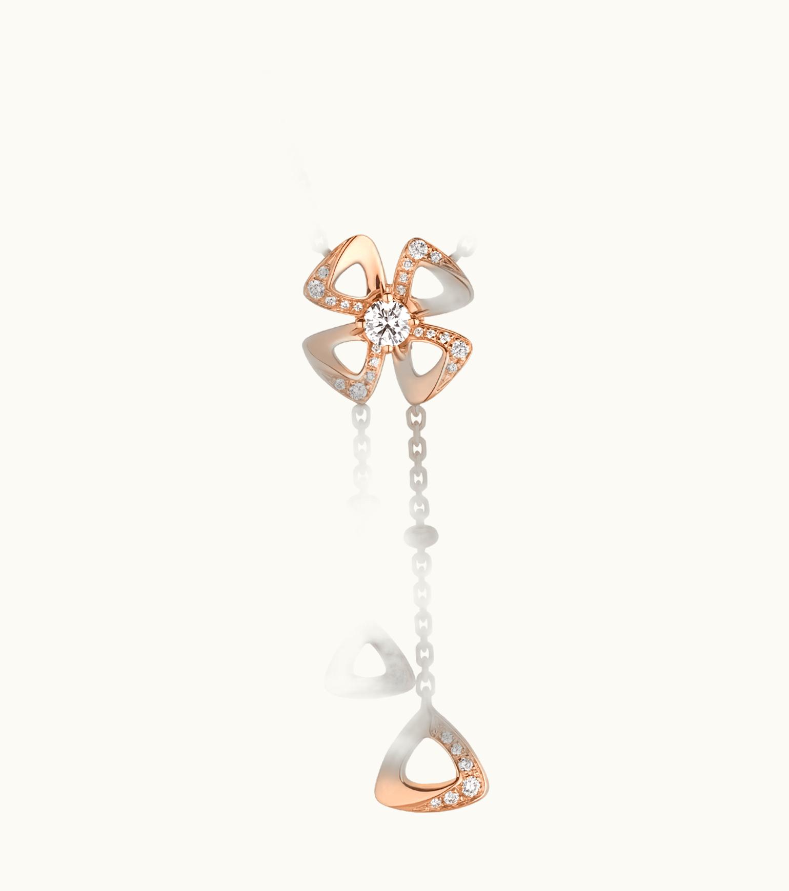 Bulgari Bulgari Fiorever Necklace Rose Gold 357137