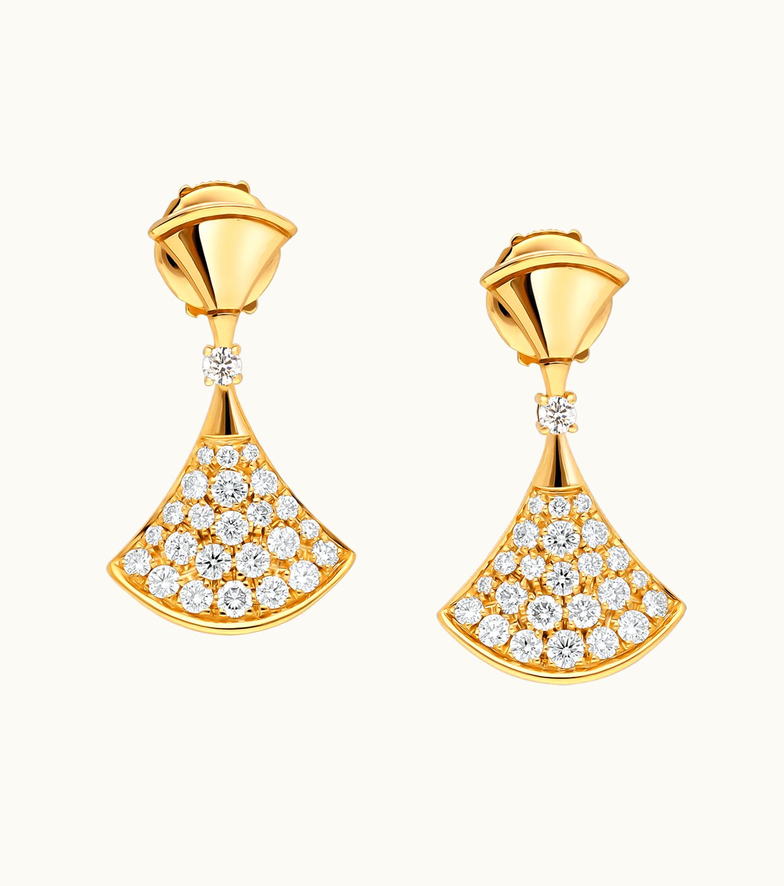 Bulgari Bulgari Divas’ Dream Earrings Yellow Gold 357514
