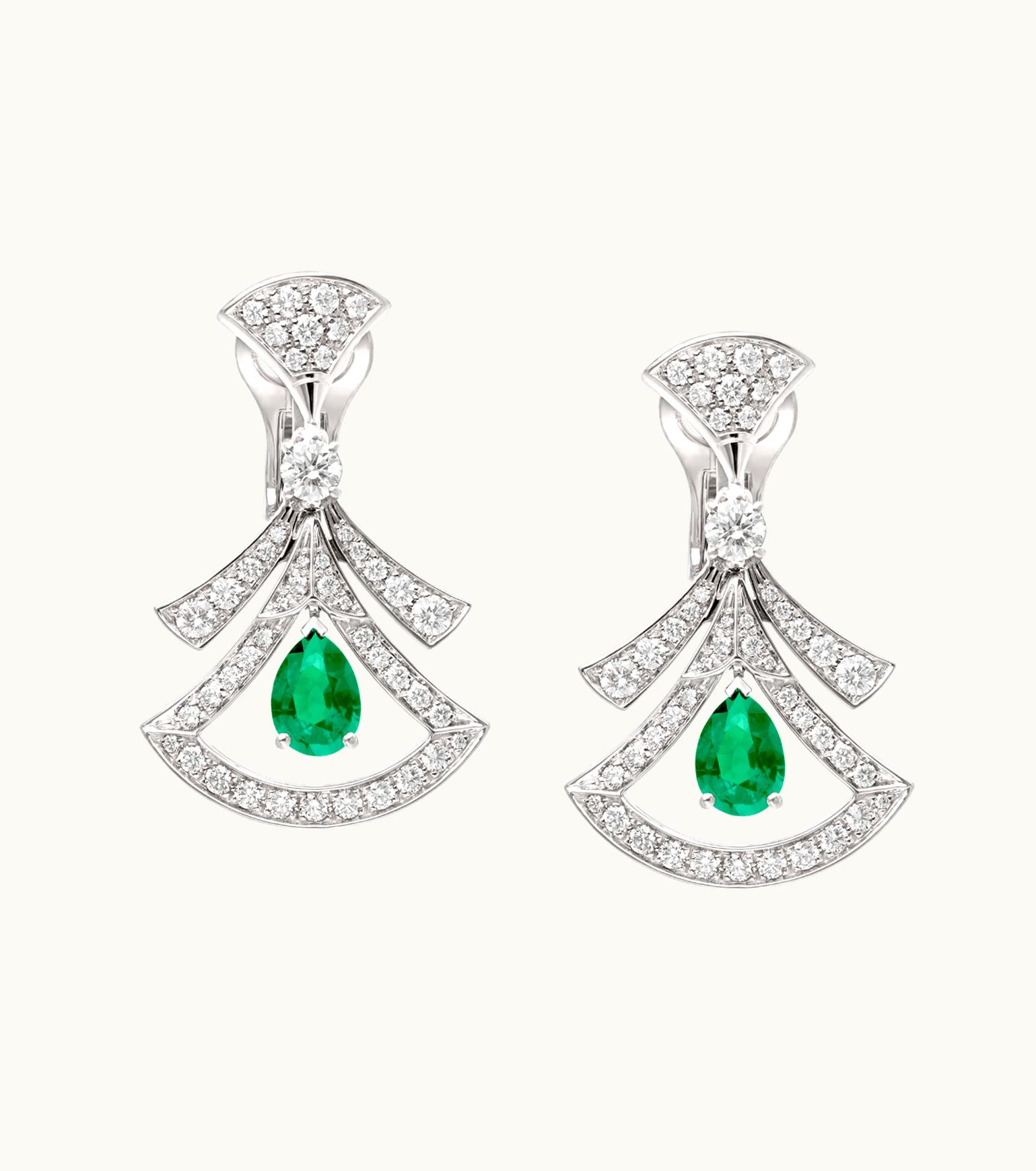 Bulgari Bulgari Divas’ Dream Earrings White Gold 356956