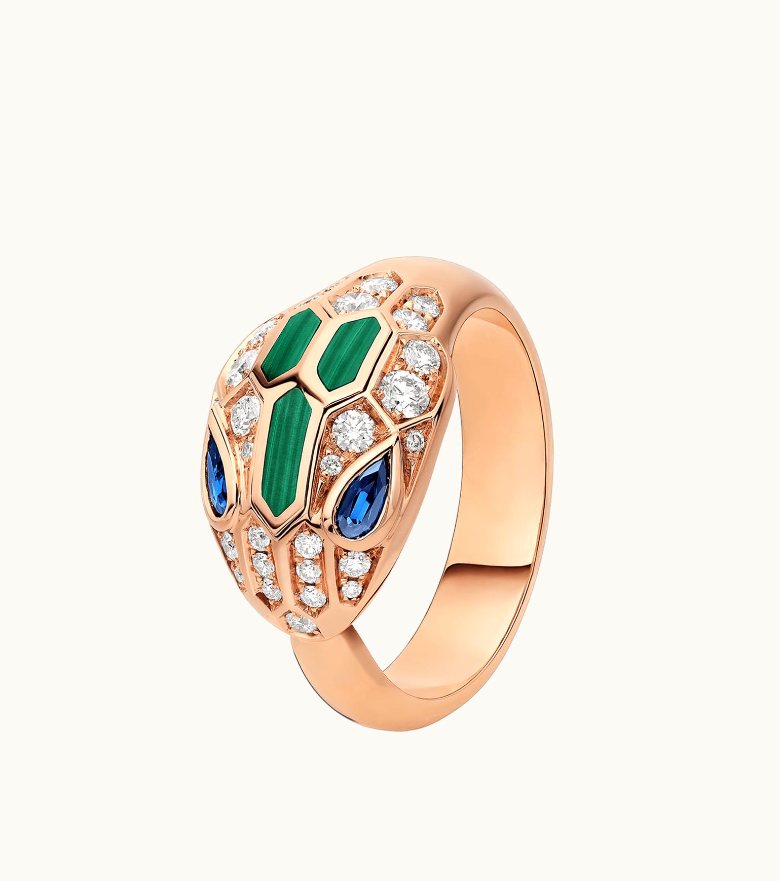 Bulgari Bulgari Serpenti Seduttori Ring Rose Gold 356208