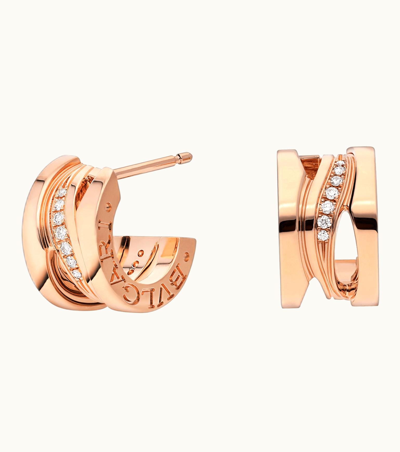 Bulgari Bulgari B.zero1 Earrings Rose Gold 356131