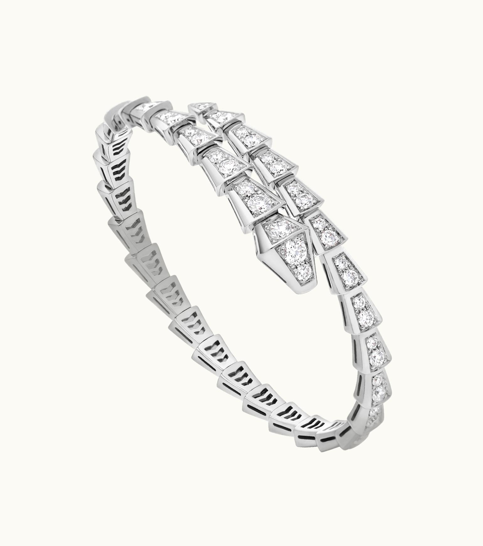 Bulgari Bulgari Serpenti Viper Bracelet White Gold 351844