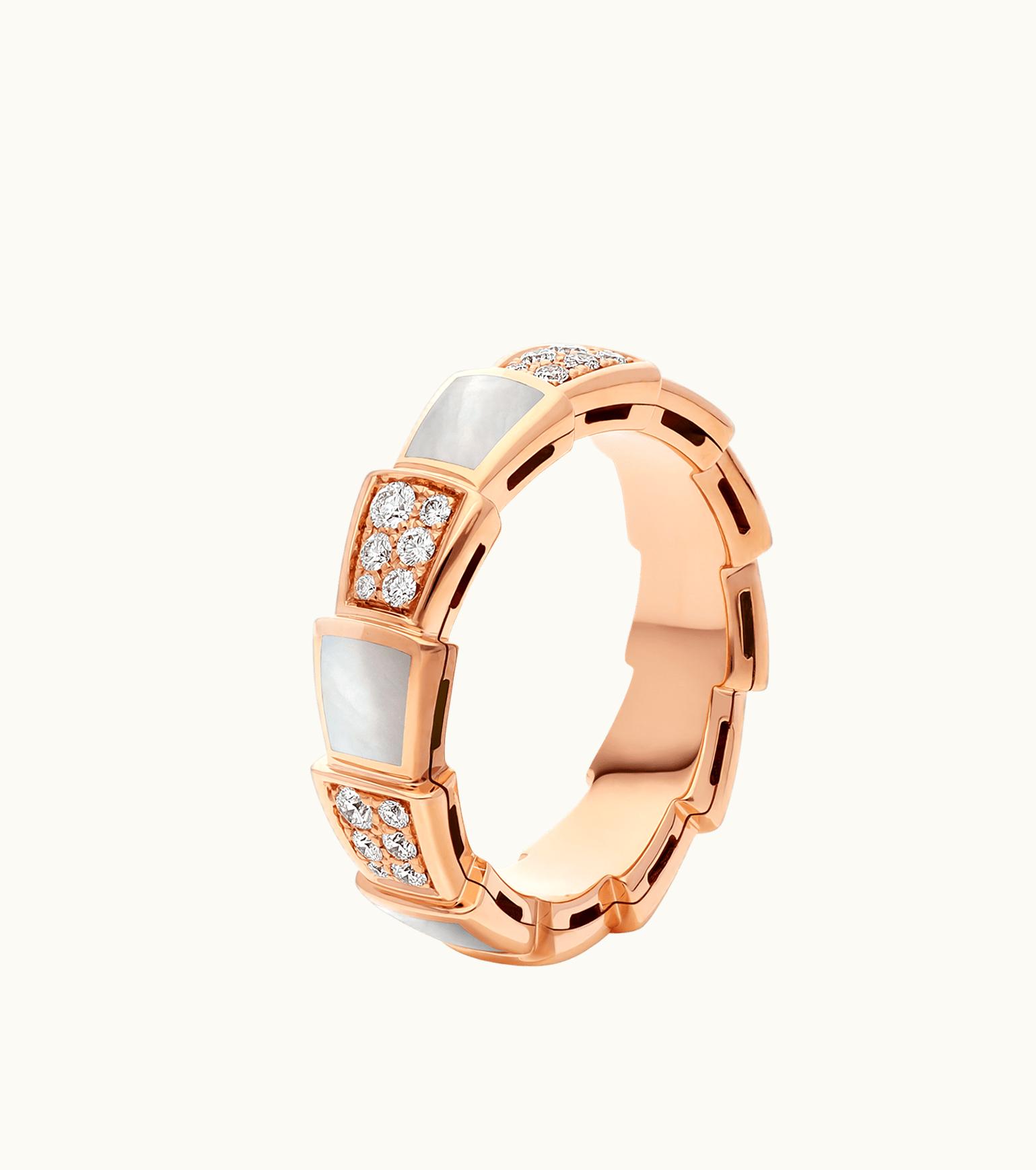 Bulgari Bulgari Serpenti Viper Ring Rose Gold 353239