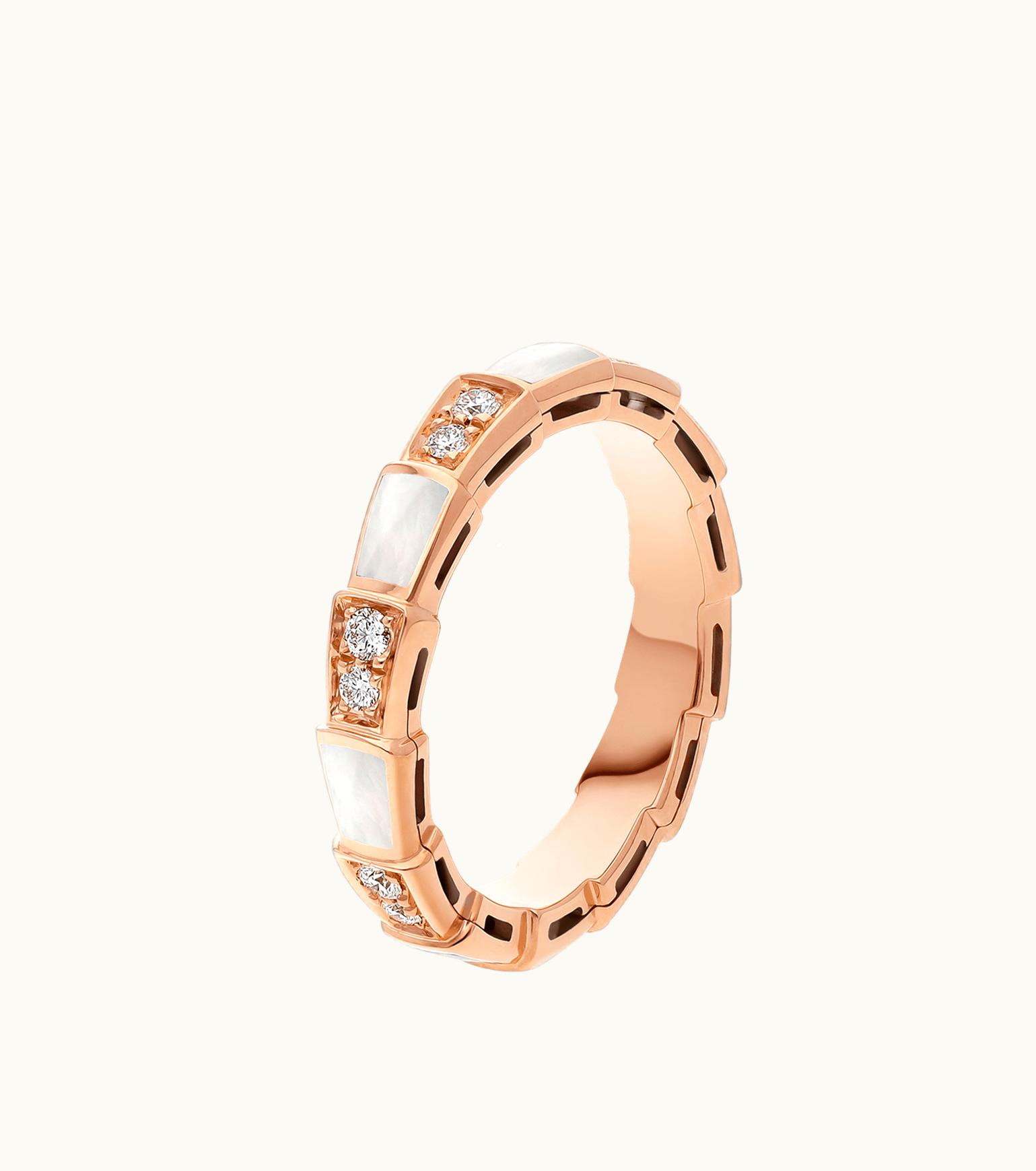 Bulgari Bulgari Serpenti Viper Ring Rose Gold 353212