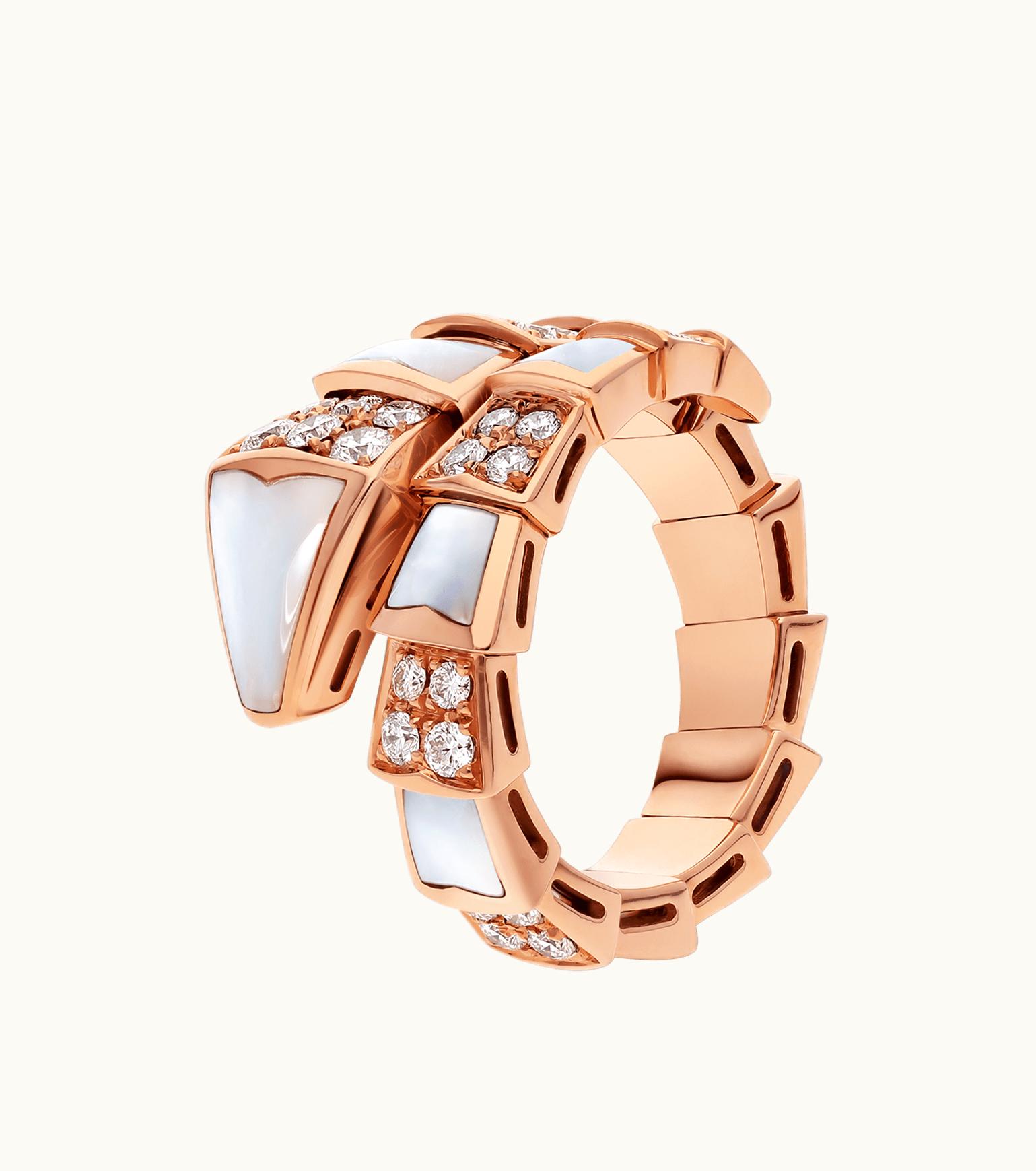 Bulgari Bulgari Serpenti Viper Ring Rose Gold 350670