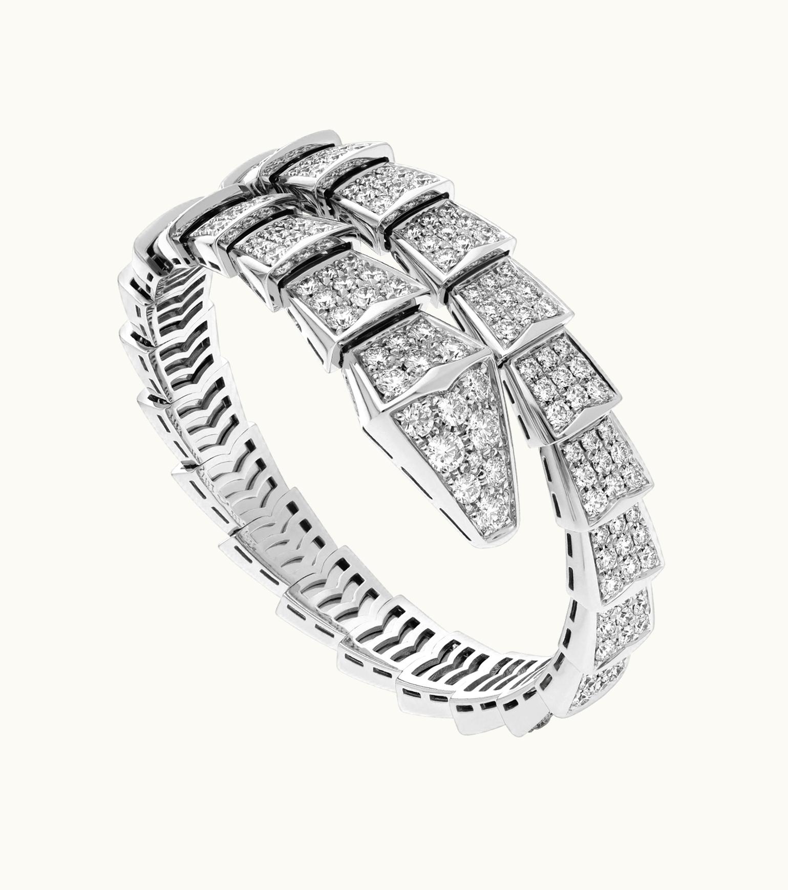Bulgari Bulgari Serpenti Viper Bracelet White Gold 345201