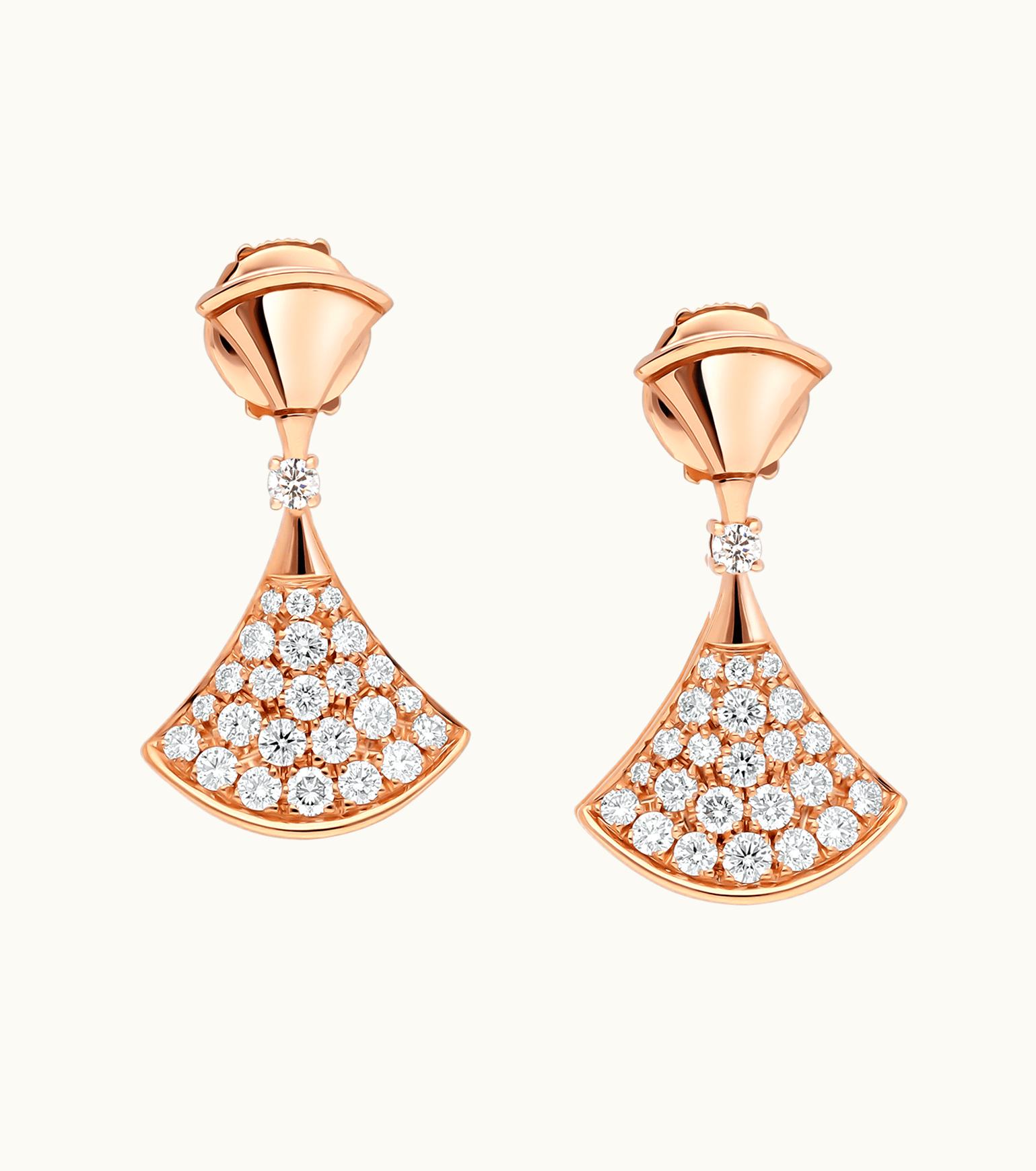 Bulgari Bulgari Divas’ Dream Earrings Rose Gold 351054