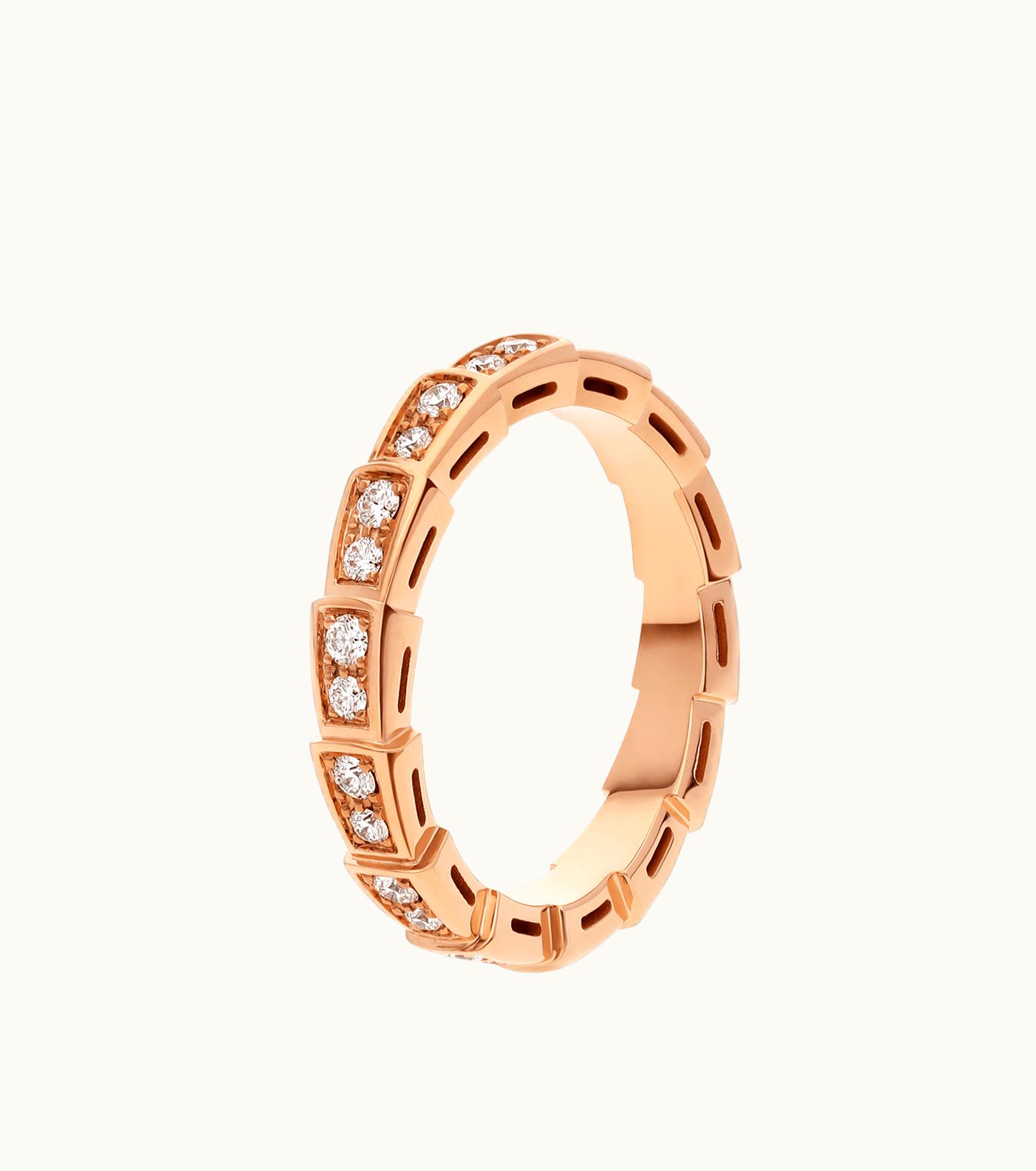 Bulgari Bulgari Serpenti Viper Ring Rose Gold 349701