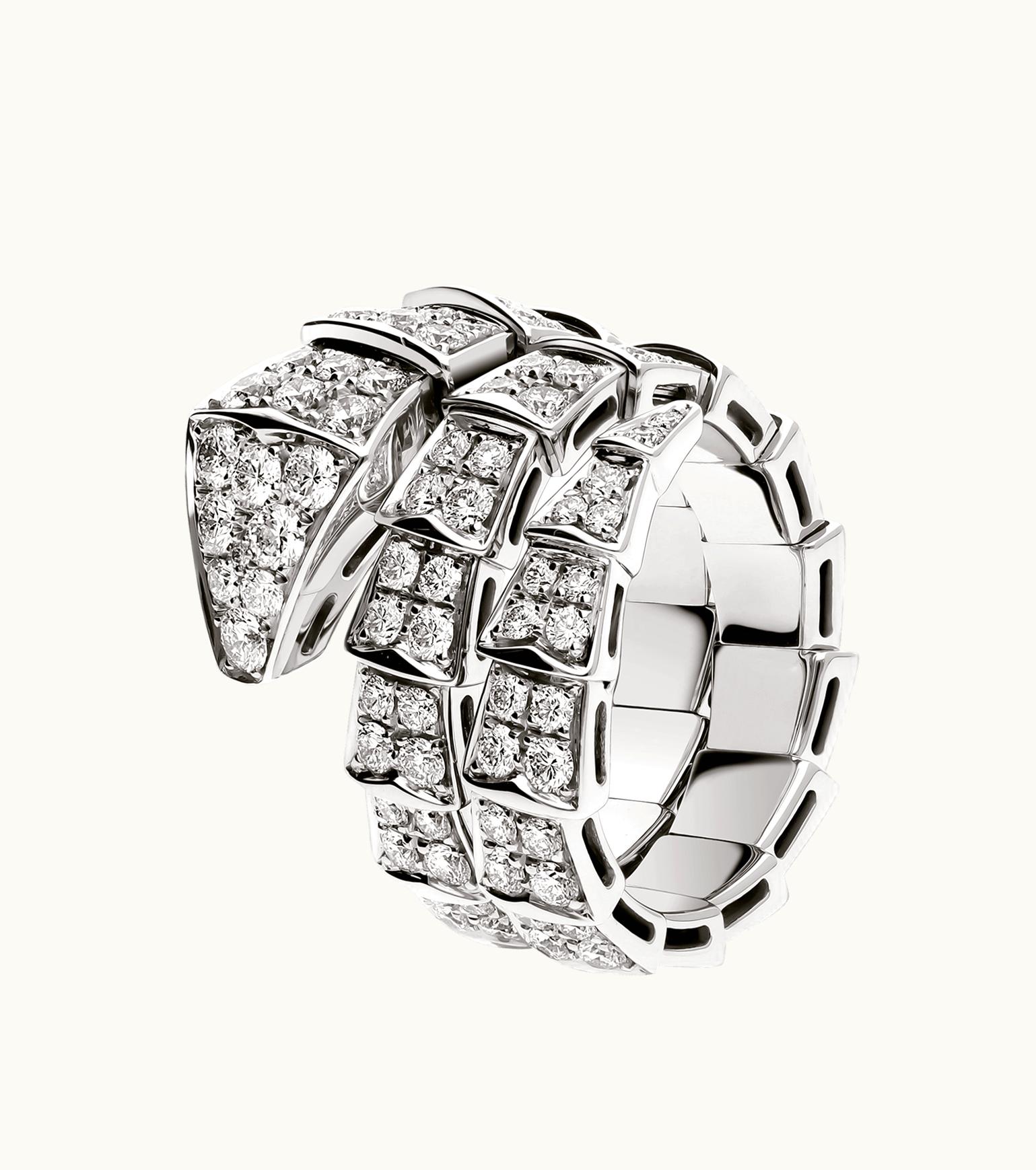 Bulgari Bulgari Serpenti Viper Ring White Gold 345226
