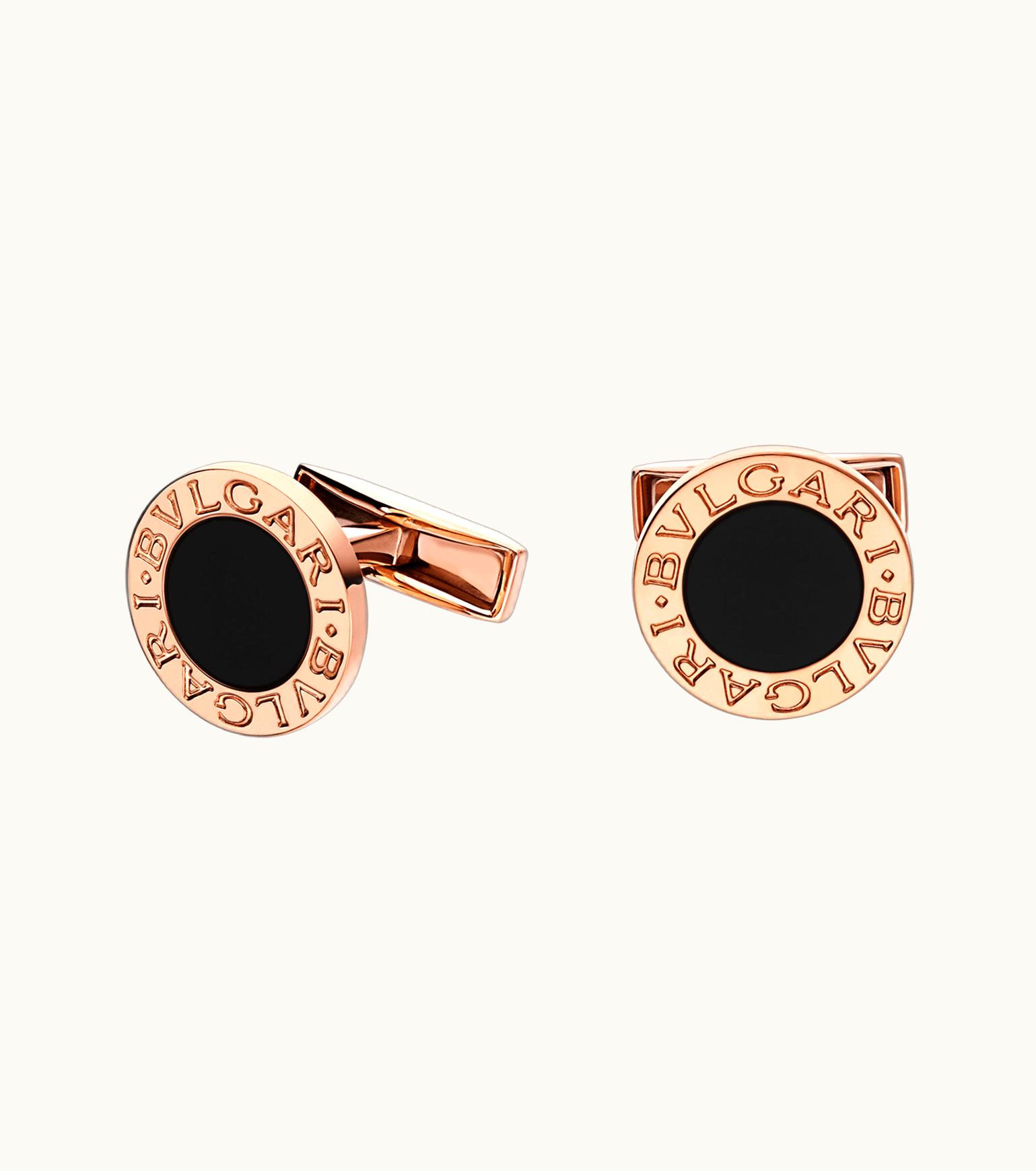Bulgari Bulgari Bvlgari Cufflinks Rose Gold