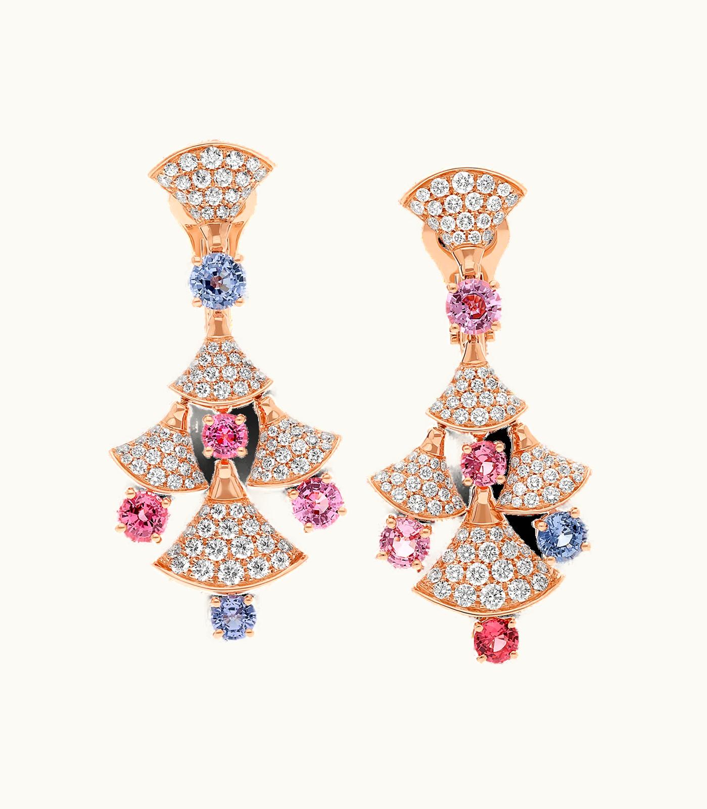 Bulgari Bulgari Divas’ Dream Earrings Rose Gold 357943