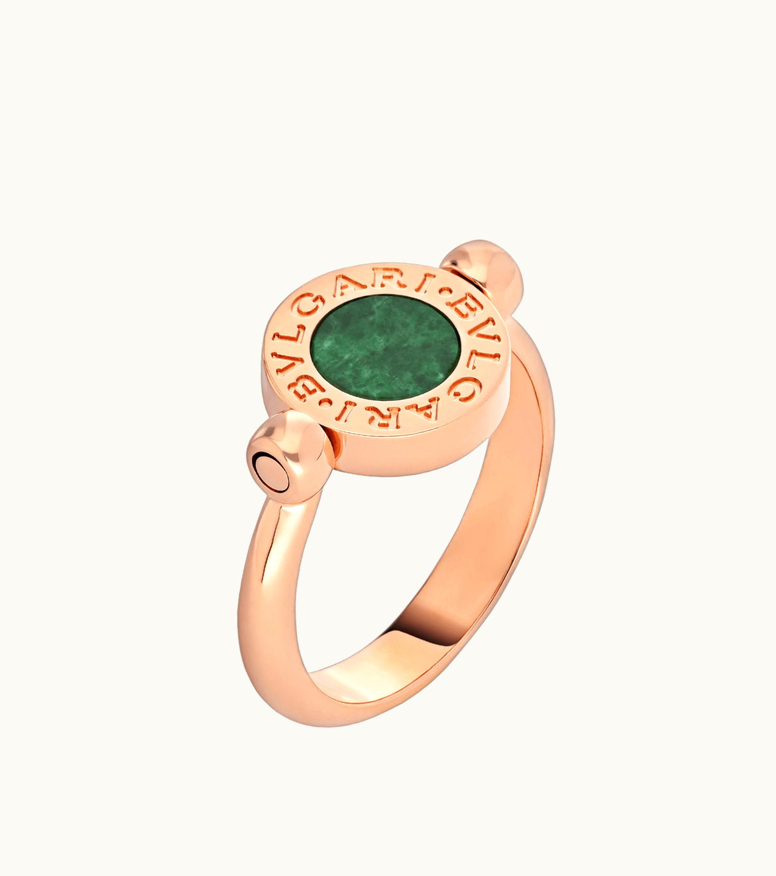Bulgari Bulgari Bvlgari Ring Rose Gold 358218