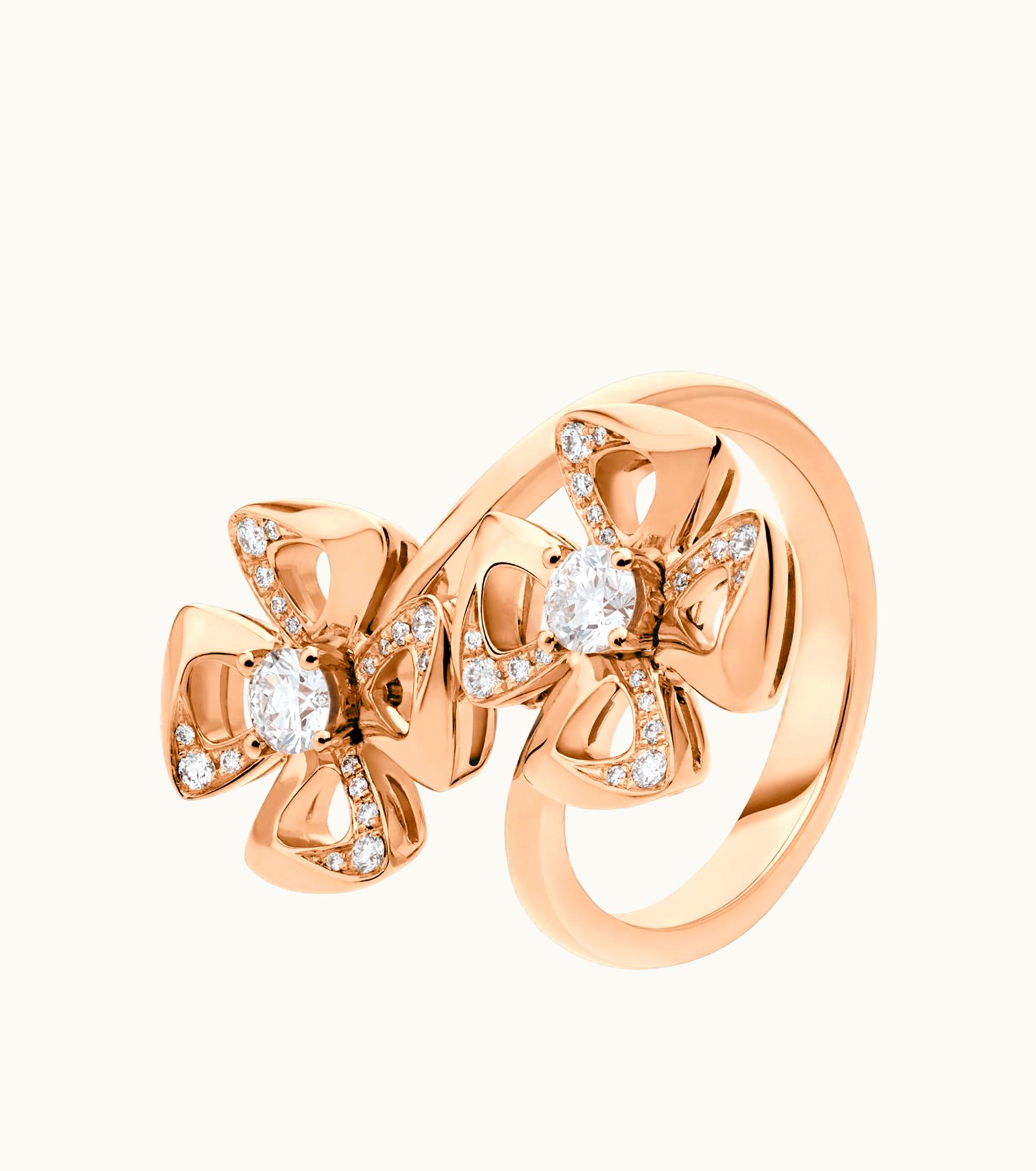 Bulgari Bulgari Fiorever Ring Rose Gold 357140