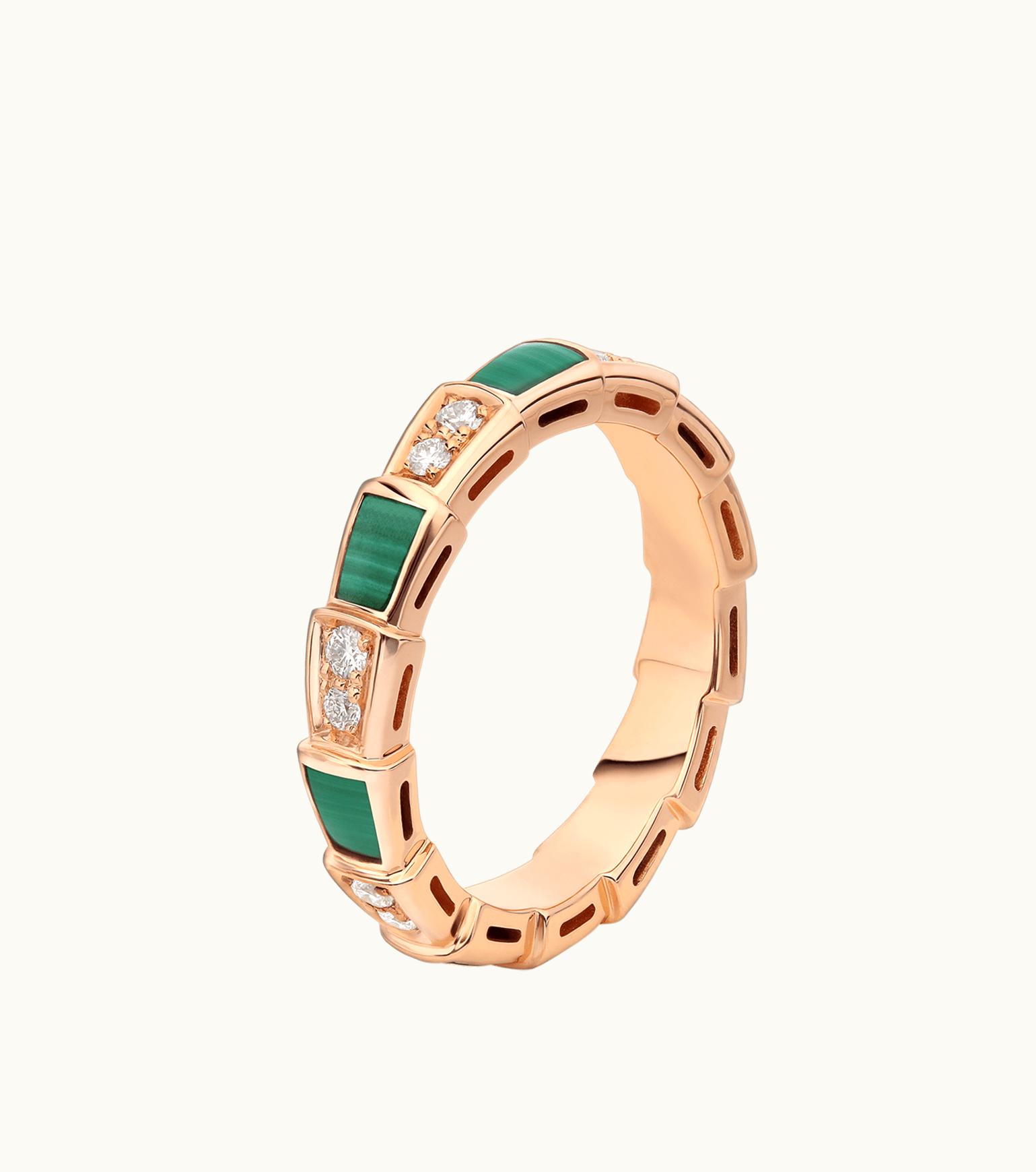 Bulgari Bulgari Serpenti Viper Ring Rose Gold 356777