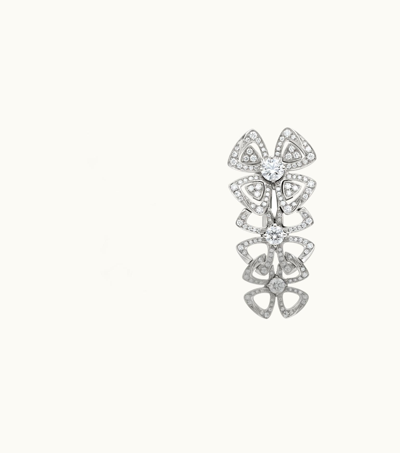 Bulgari Bulgari Fiorever Earrings White Gold 356911