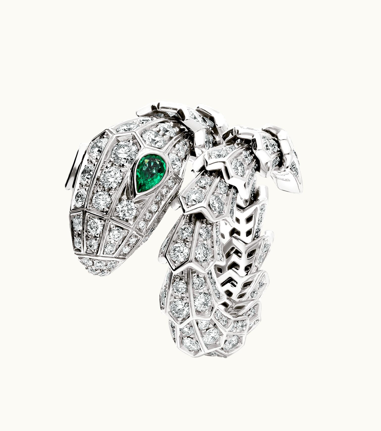 Bulgari Bulgari Serpenti Ring White Gold