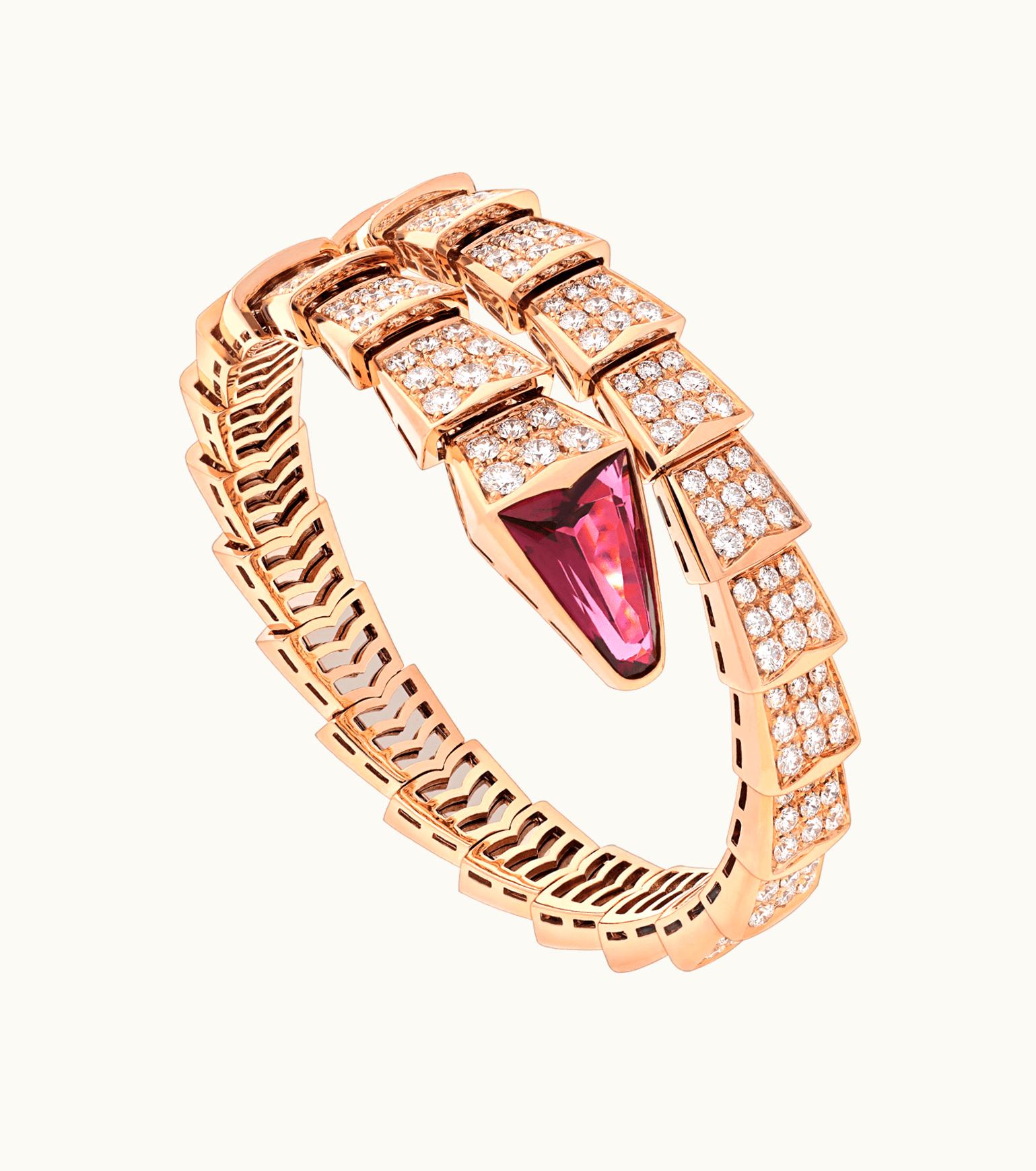 Bulgari Bulgari Serpenti Viper Bracelet Rose Gold 347601