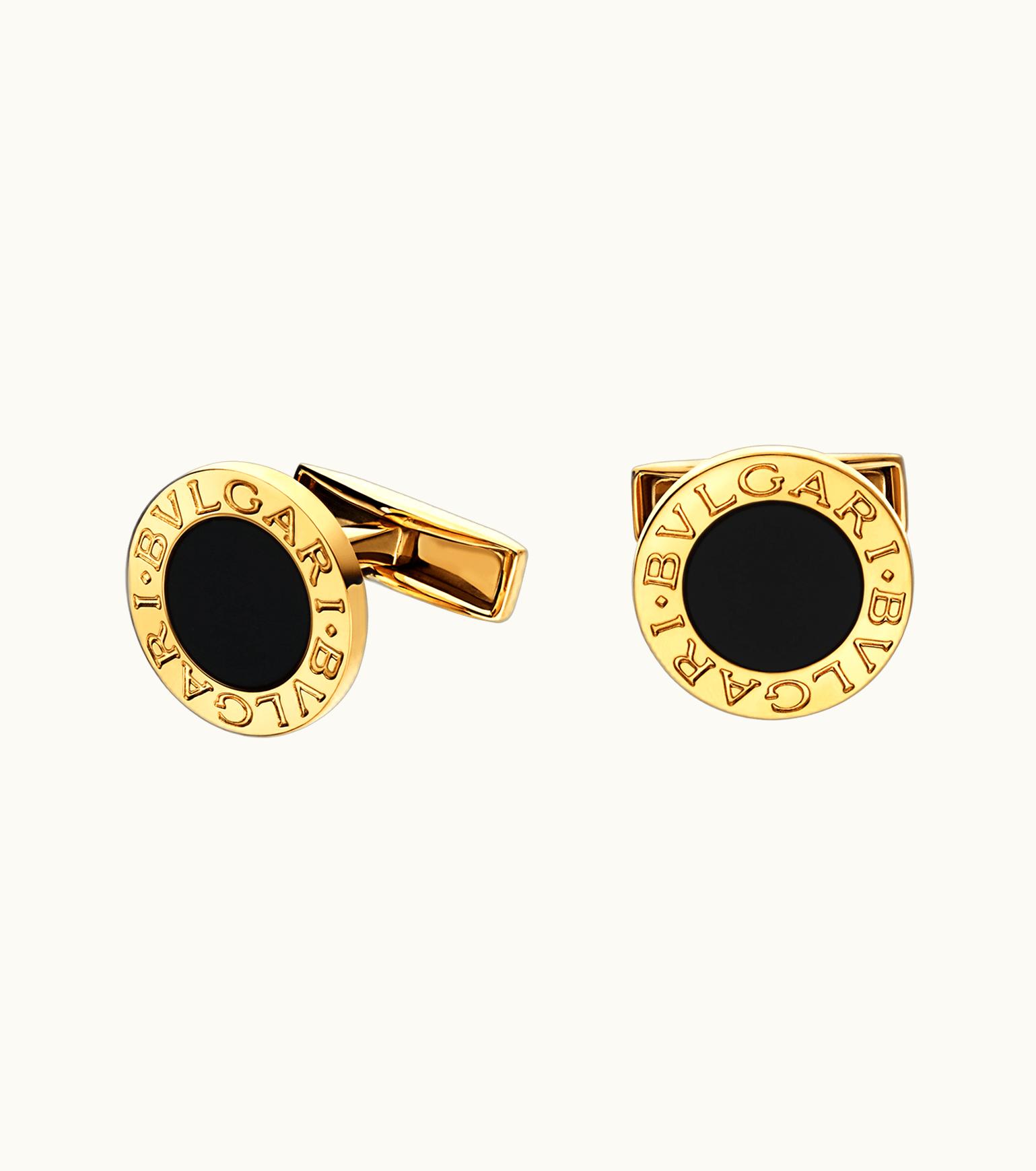Bulgari Bulgari Bvlgari Cufflinks Yellow Gold