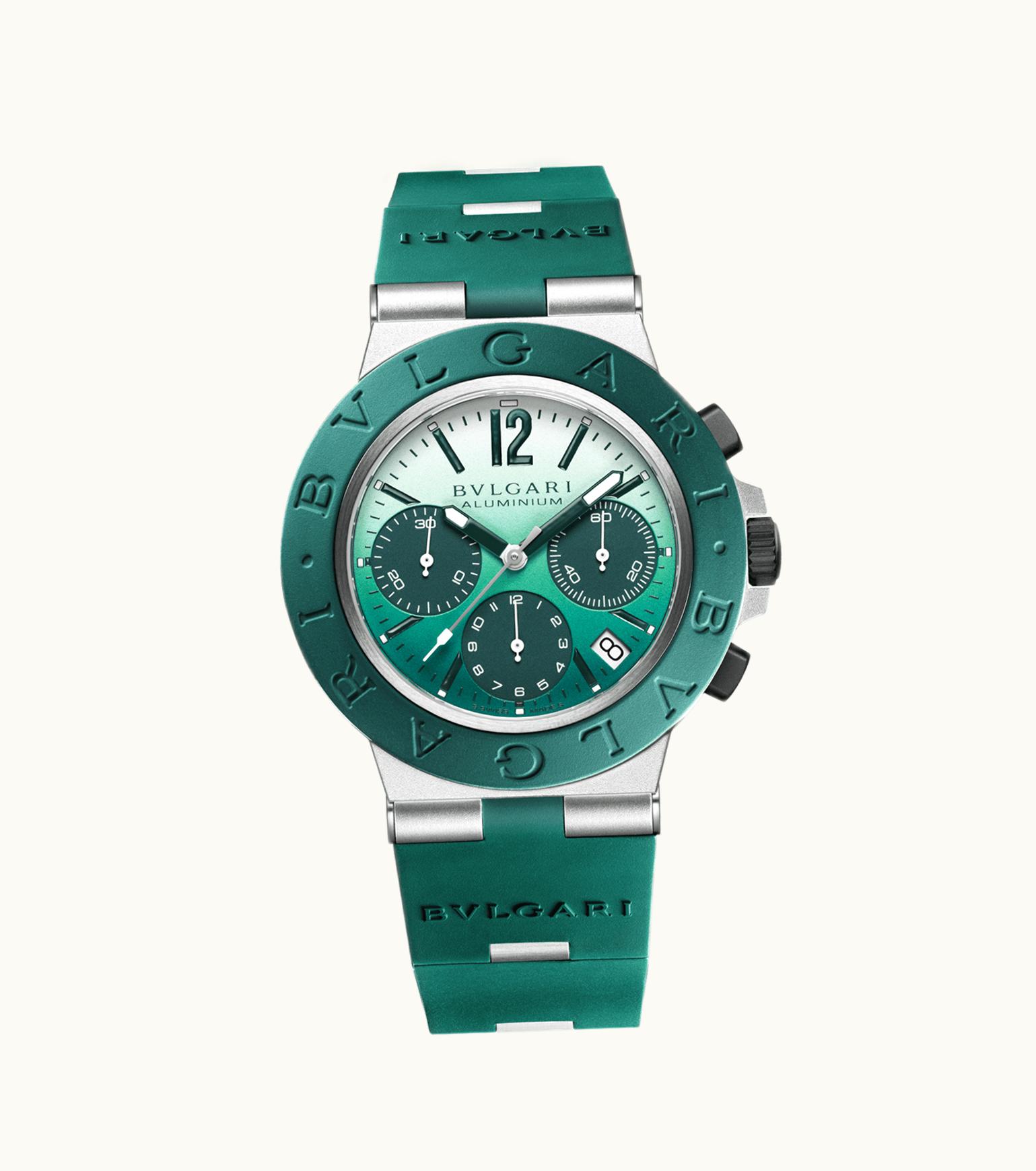 Bulgari Bulgari Bvlgari Aluminium Smeraldo Watch Aluminium Titanium