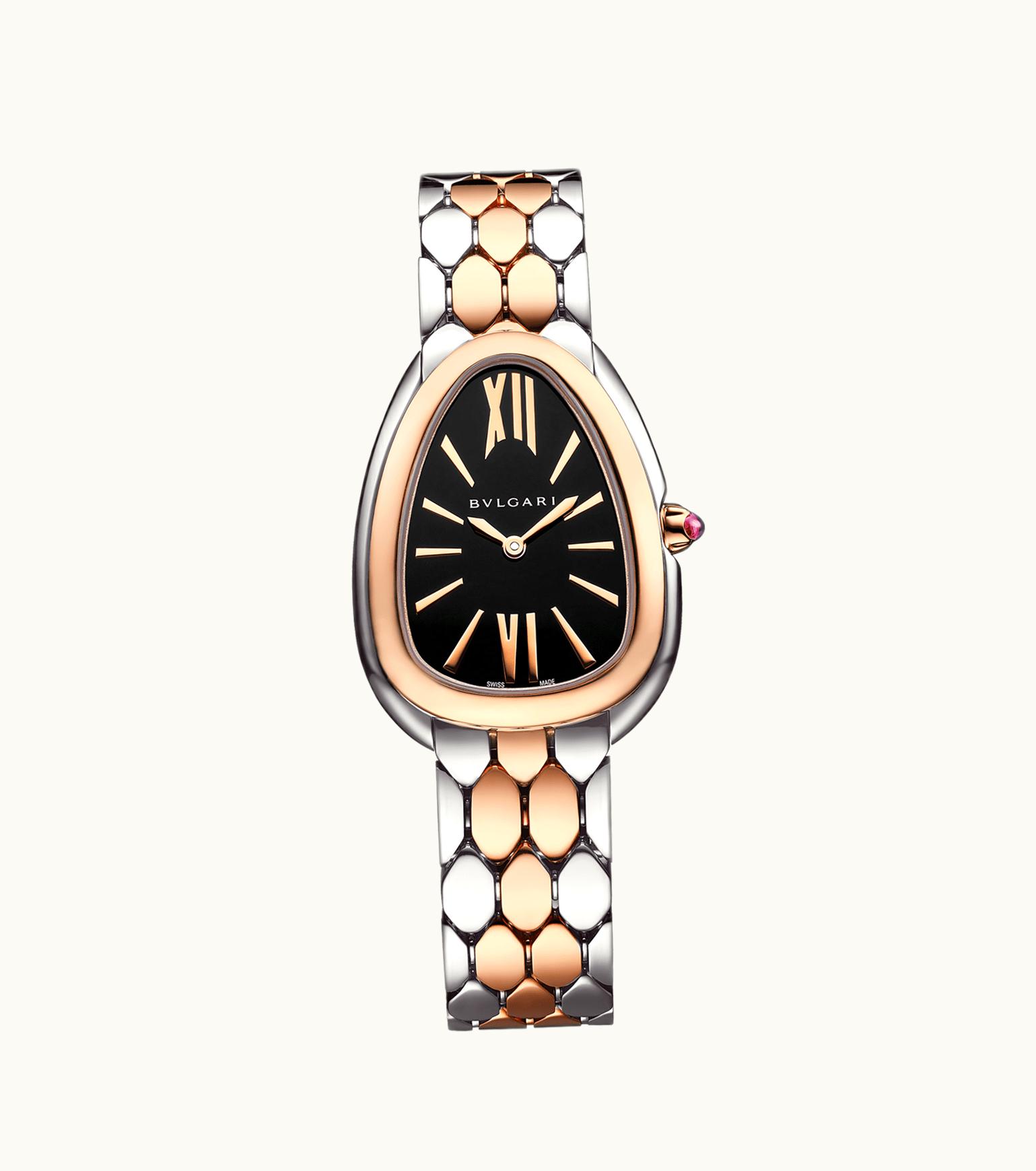 Bulgari Bulgari Serpenti Seduttori Watch Rose Gold And Steel 103799