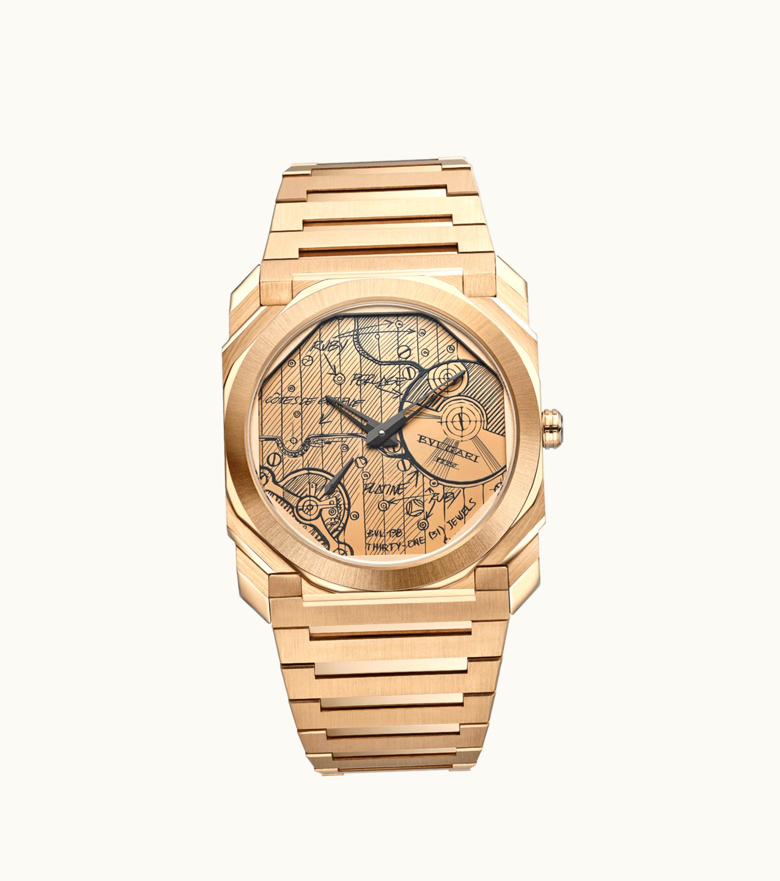 Bulgari Bulgari Octo Finissimo Watch Rose Gold