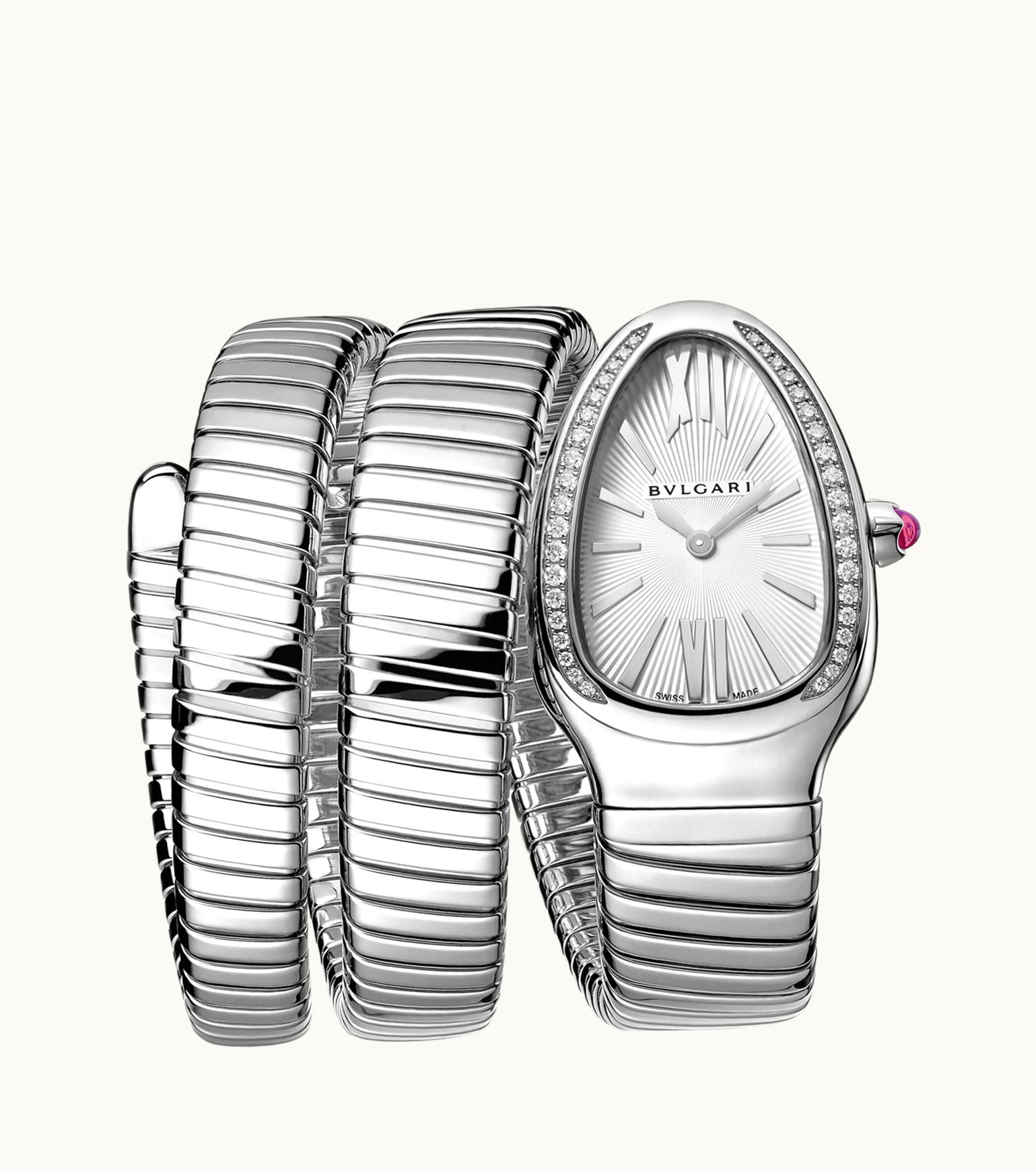 Bulgari Bulgari Serpenti Tubogas Watch Steel 103819