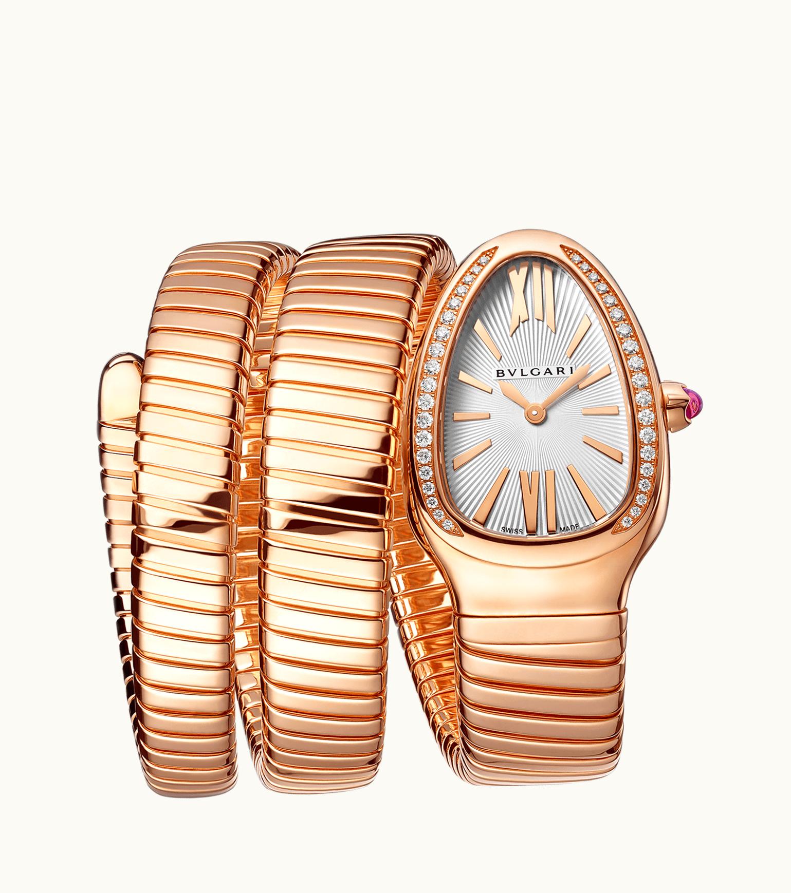 Bulgari Bulgari Serpenti Tubogas Watch Rose Gold