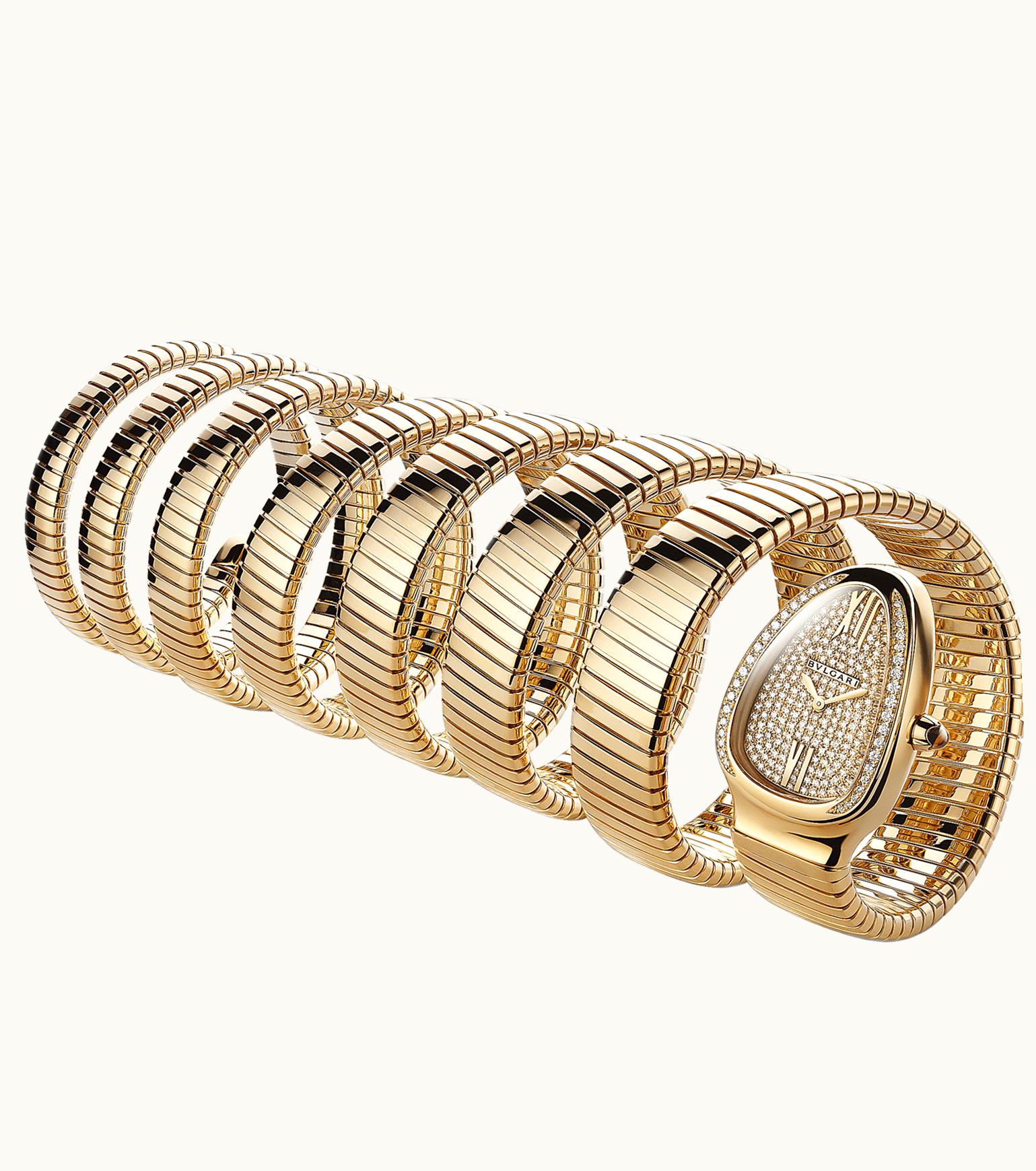 Bulgari Bulgari Serpenti Tubogas Watch Yellow Gold