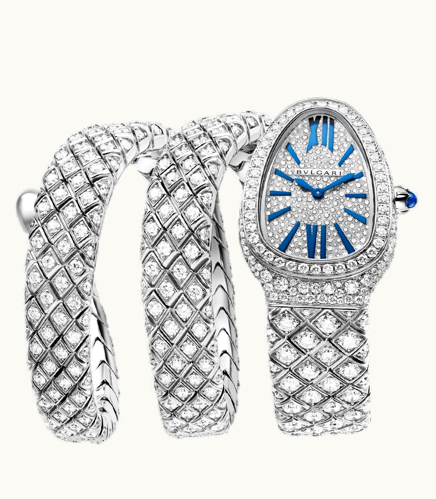 Bulgari Bulgari Serpenti Spiga Watch White Gold
