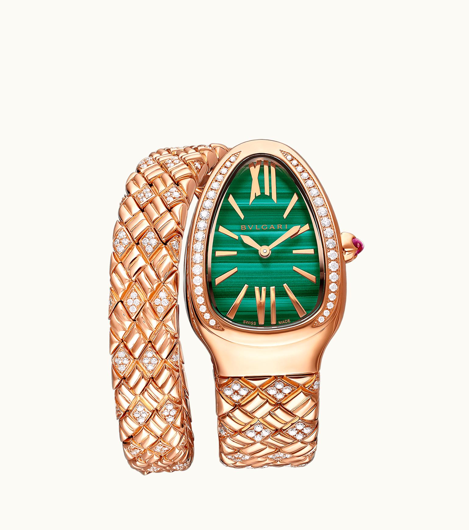 Bulgari Bulgari Serpenti Spiga Watch Rose Gold 103626