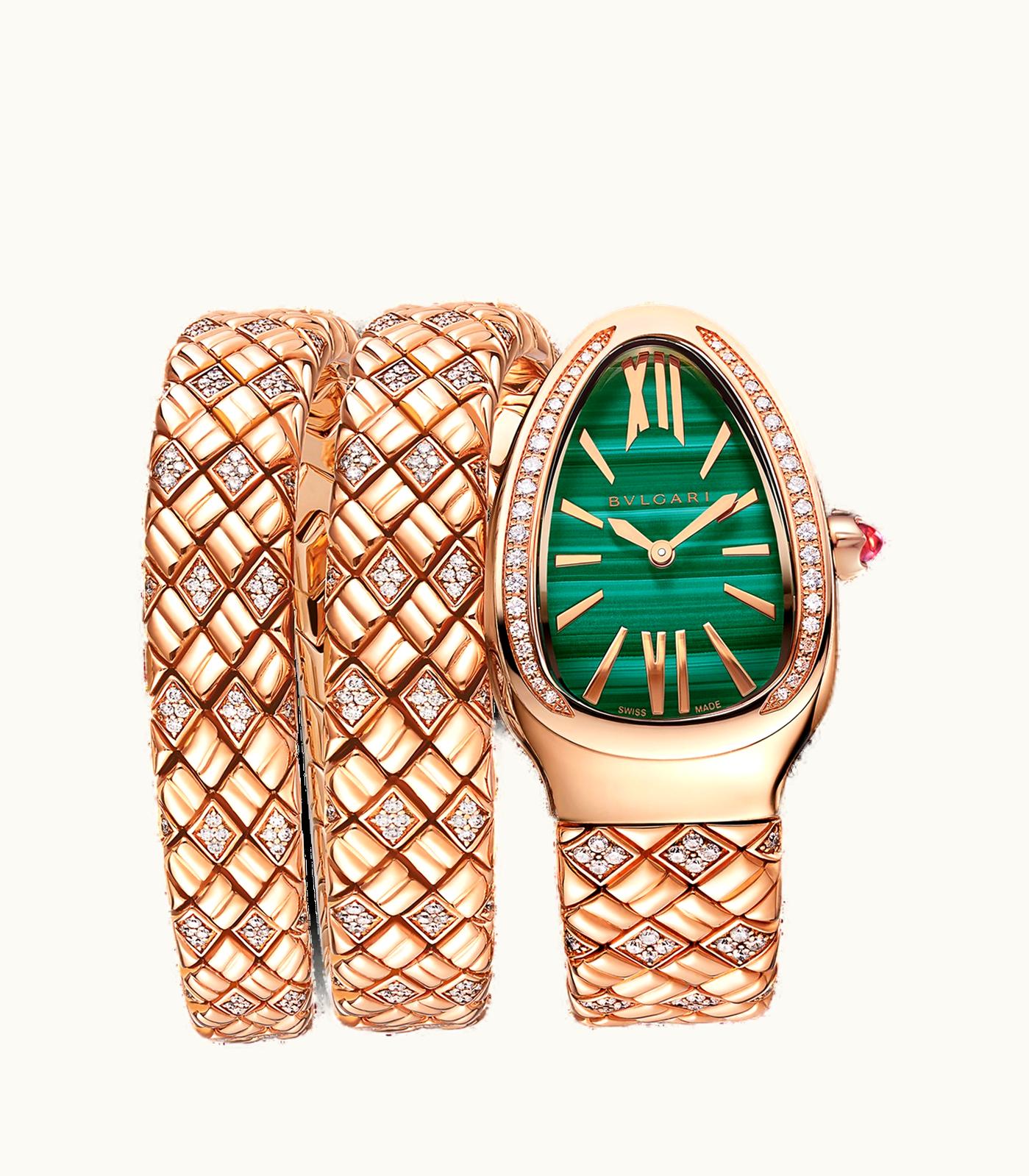 Bulgari Bulgari Serpenti Spiga Watch Rose Gold 103633