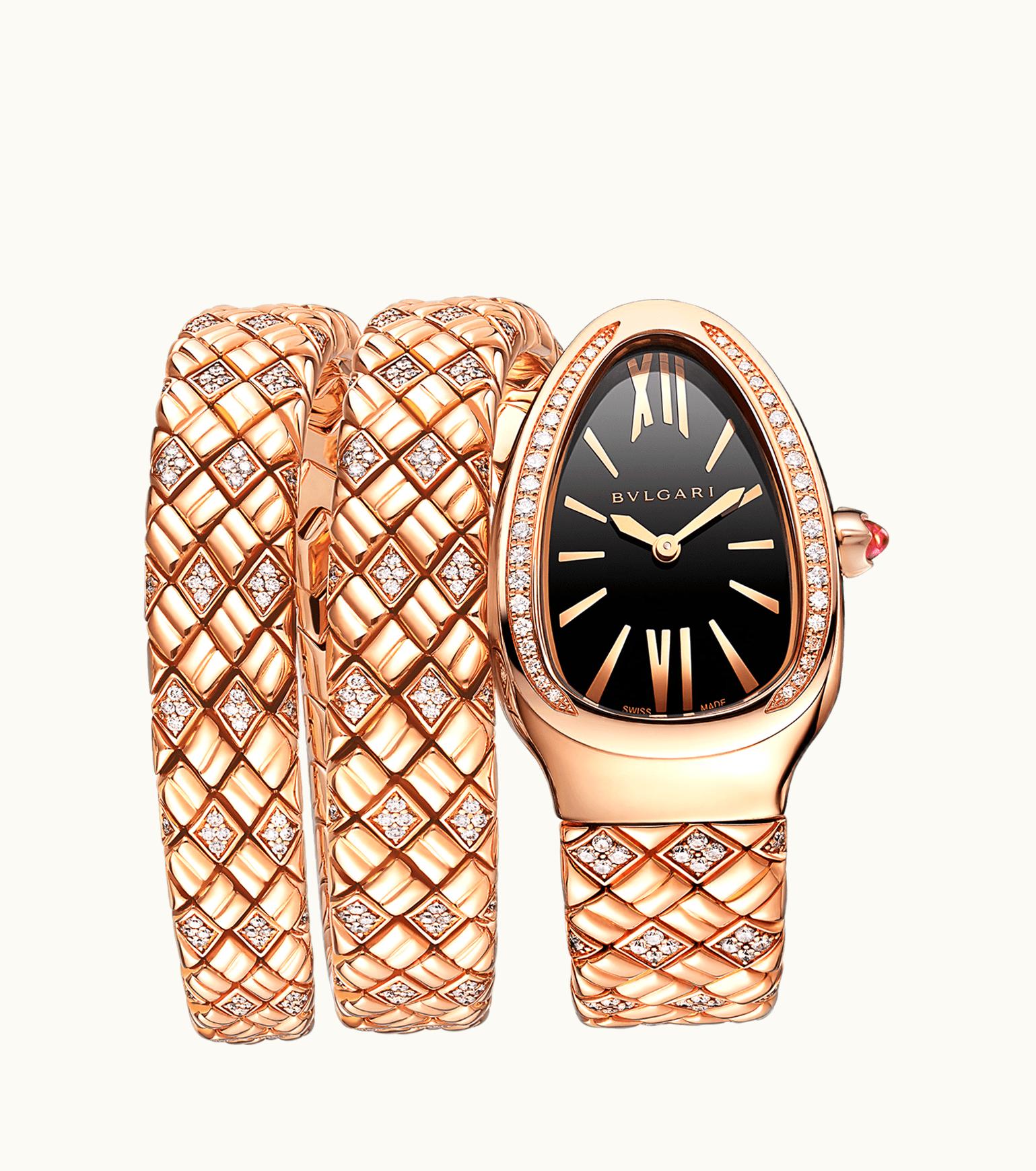 Bulgari Bulgari Serpenti Spiga Watch Rose Gold 103252