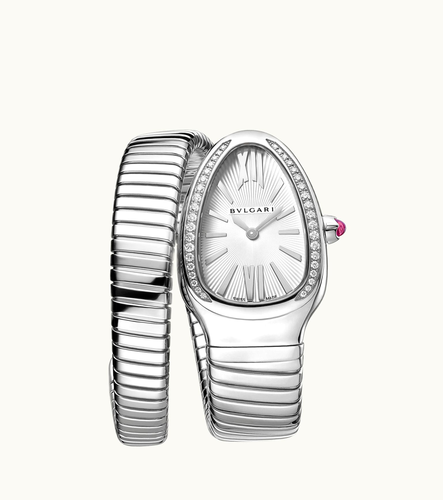 Bulgari Bulgari Serpenti Tubogas Watch Steel 101827