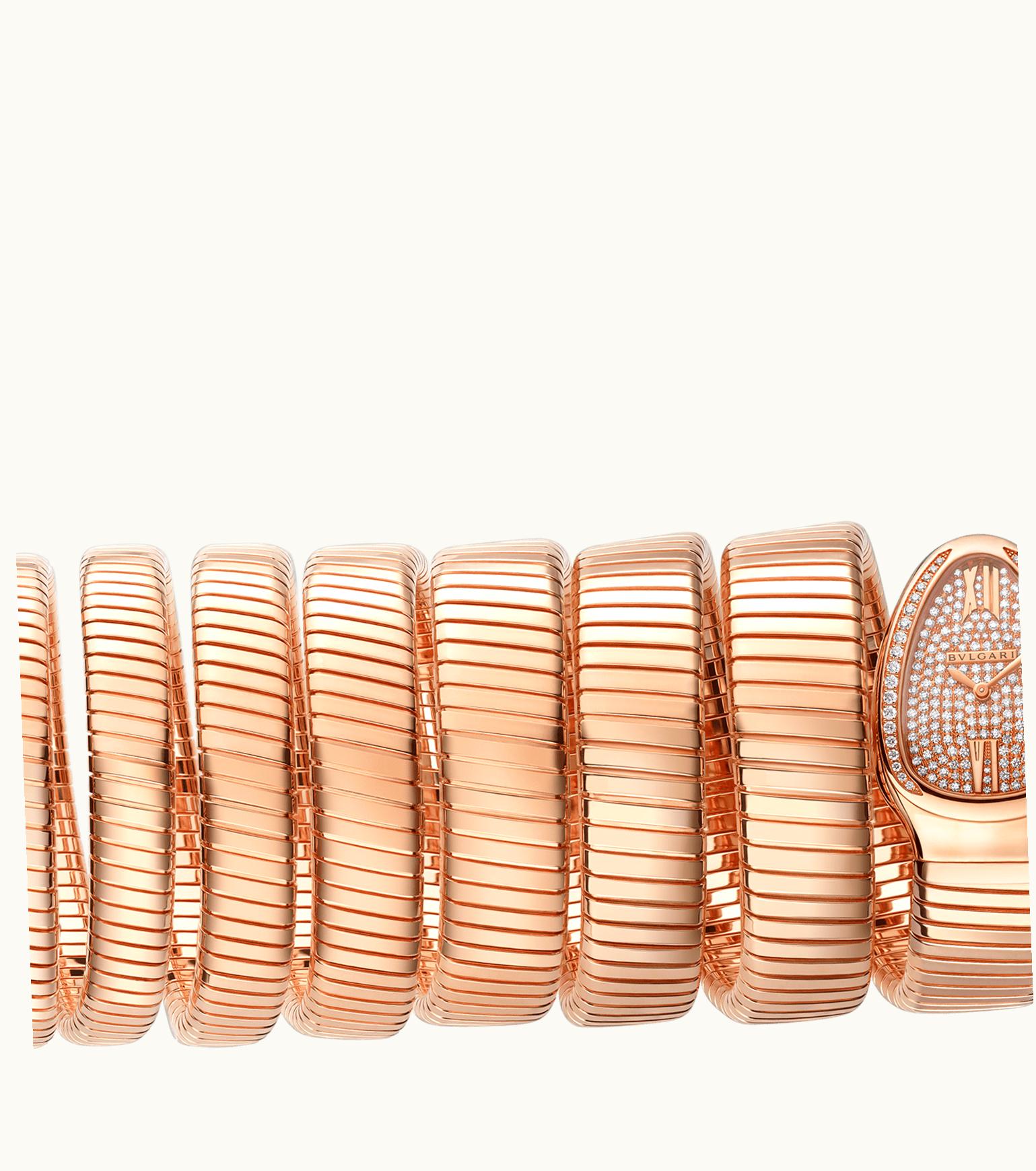 Bulgari Bulgari Serpenti Tubogas Watch Rose Gold 101938