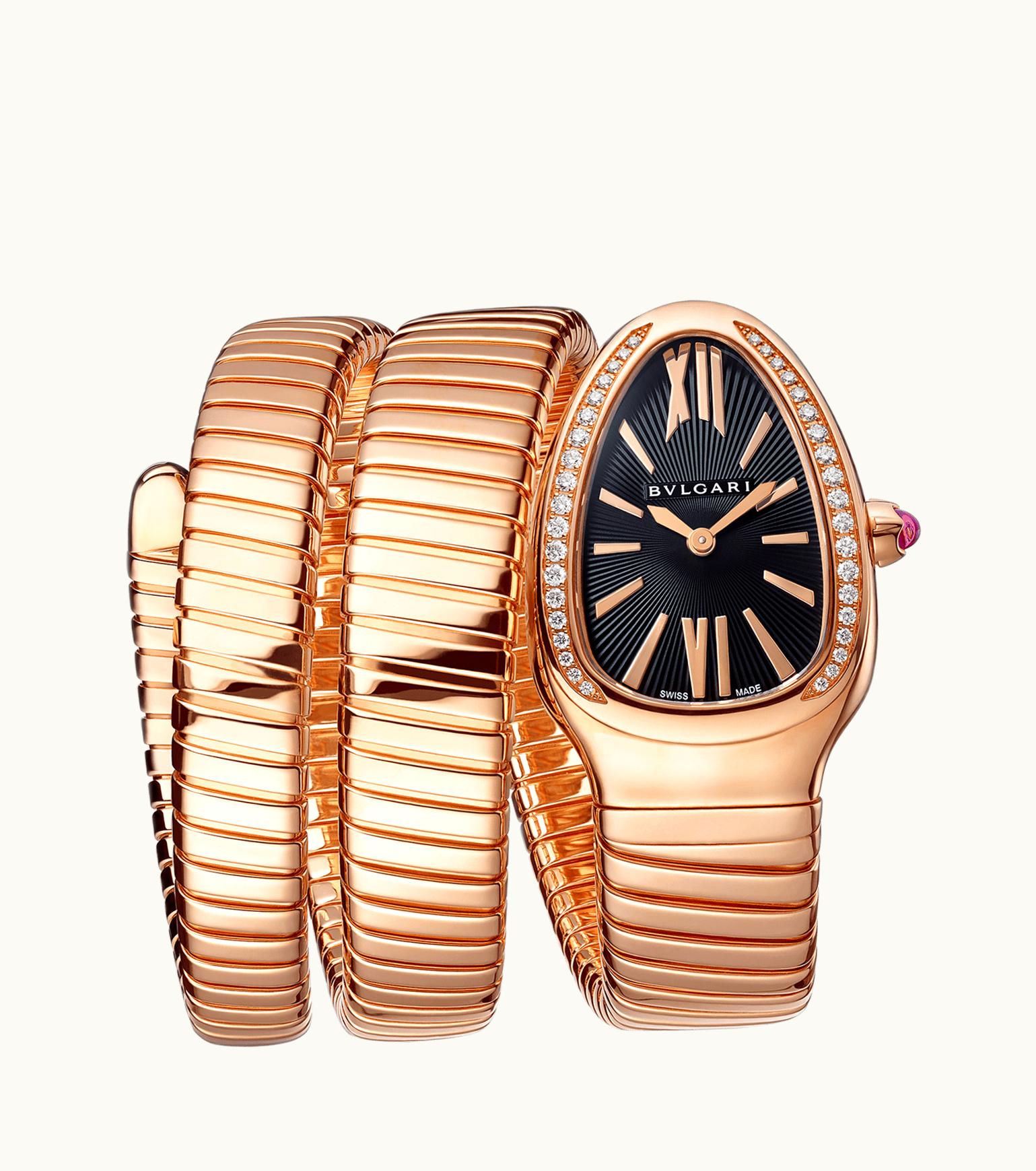 Bulgari Bulgari Serpenti Tubogas Watch Rose Gold 101814