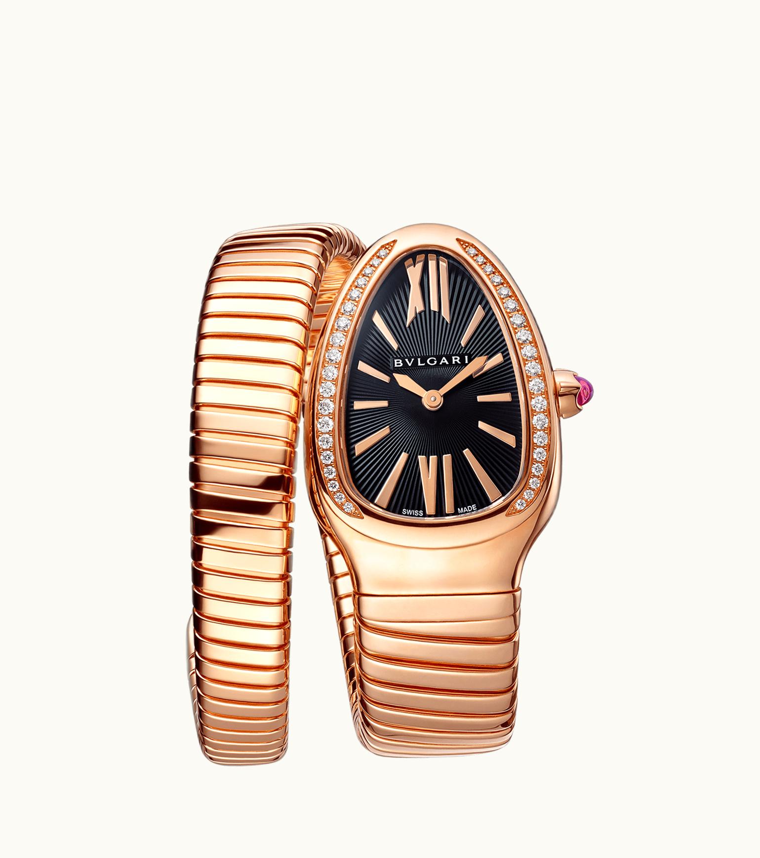 Bulgari Bulgari Serpenti Tubogas Watch Rose Gold 101815