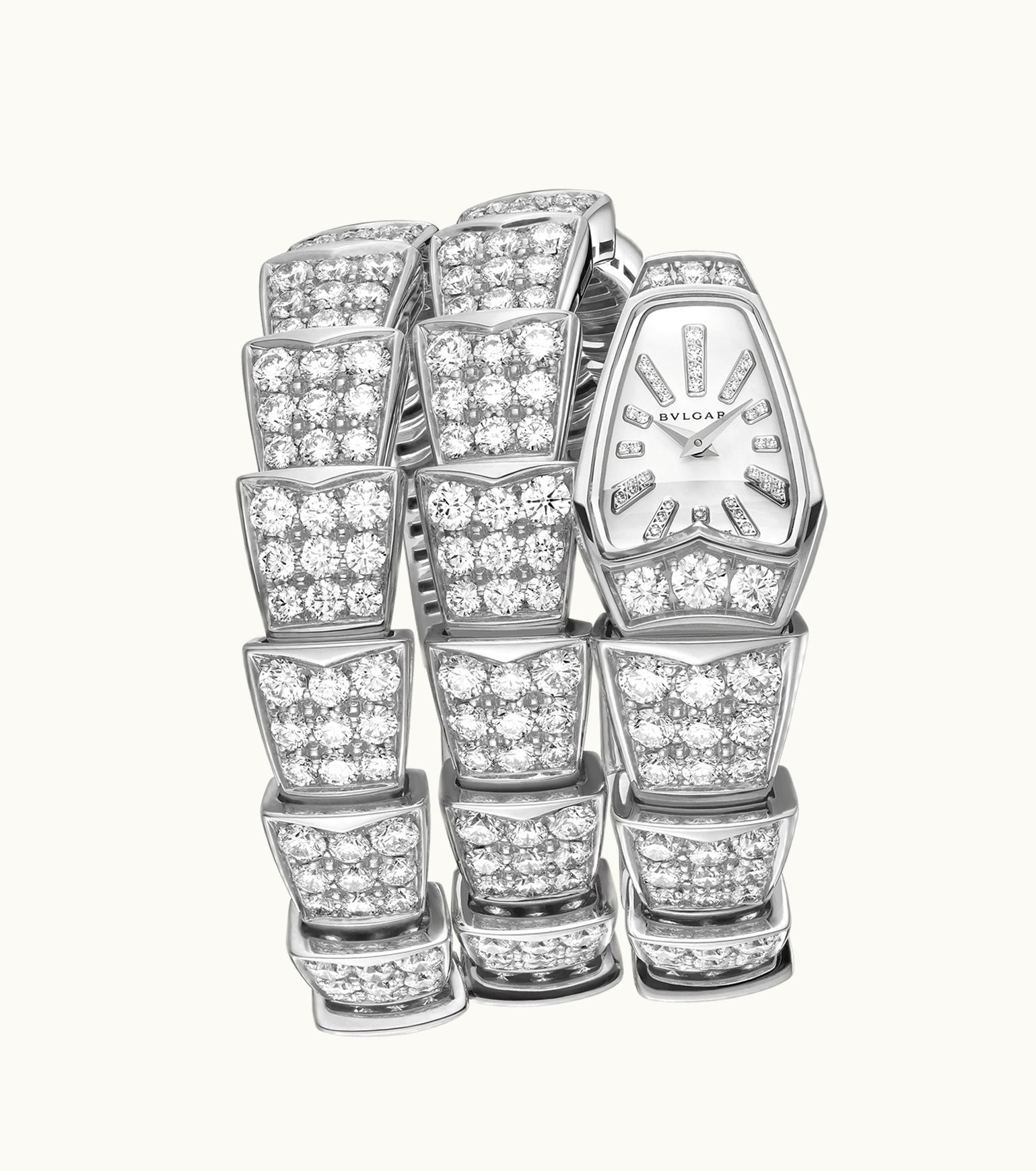 Bulgari Bulgari Serpenti Jewelry Watch White Gold
