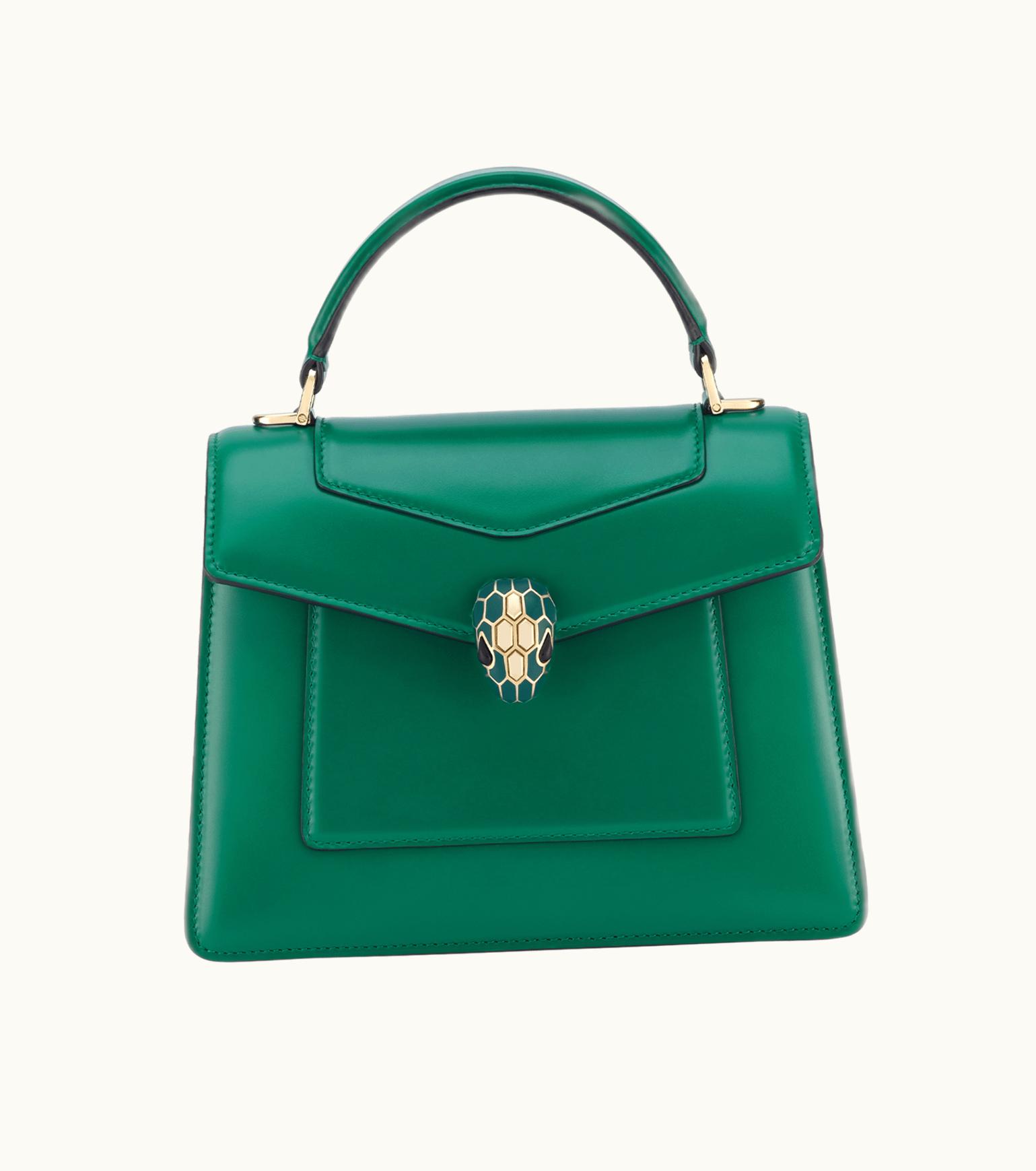 Bulgari Bulgari Serpenti Forever Medium Top Handle Bag Calf Leather