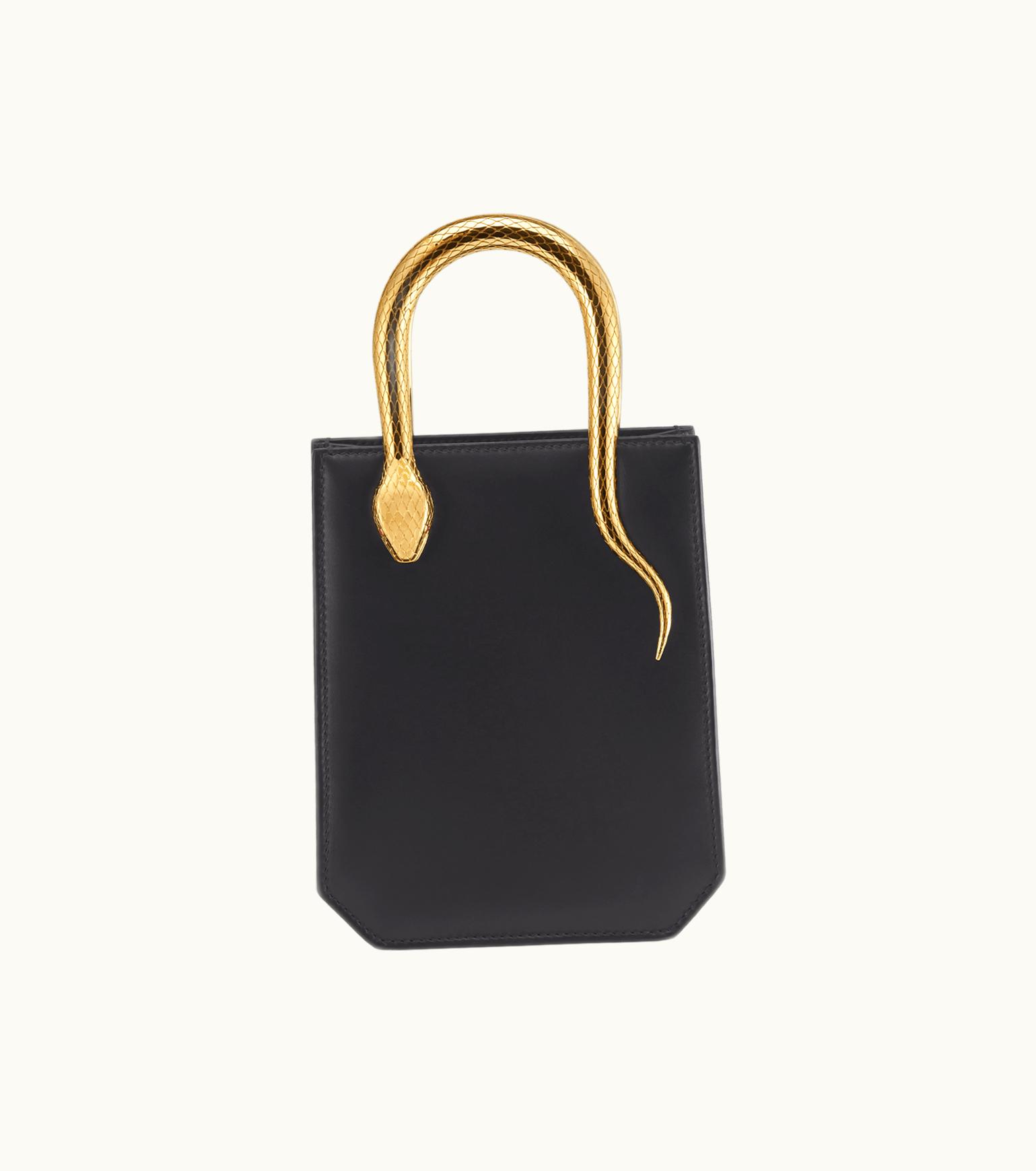 Bulgari Bulgari Serpentine Tote Calf Leather