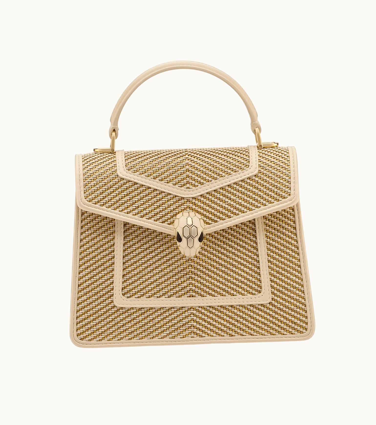 Bulgari Bulgari Serpenti Forever Top Handle Fabric